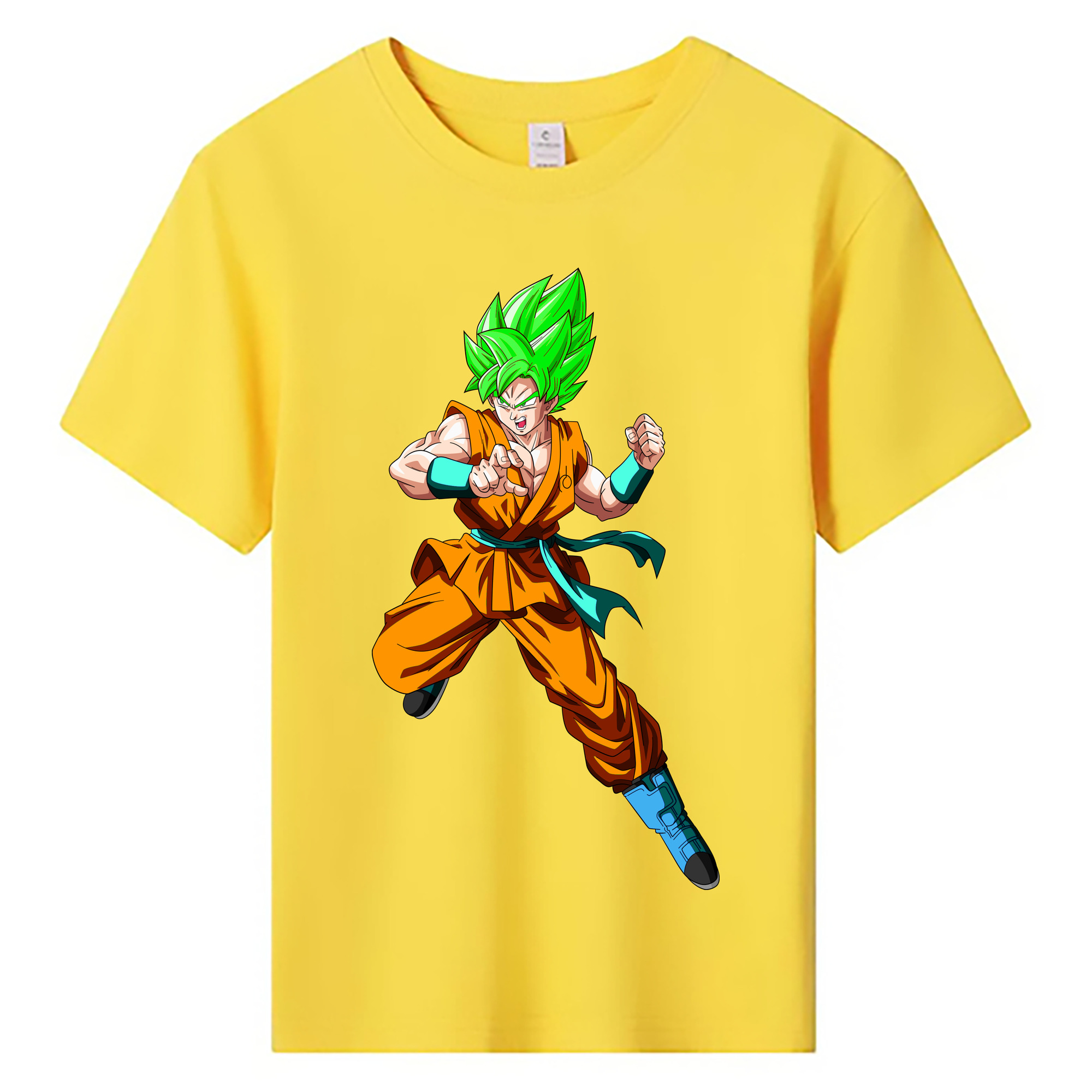 （画像用） ドラゴンボール 孫 悟飯（そんごはん）DRAGON BALL Son Gohan 綿100％キッズTシャツ（フロントプリント）