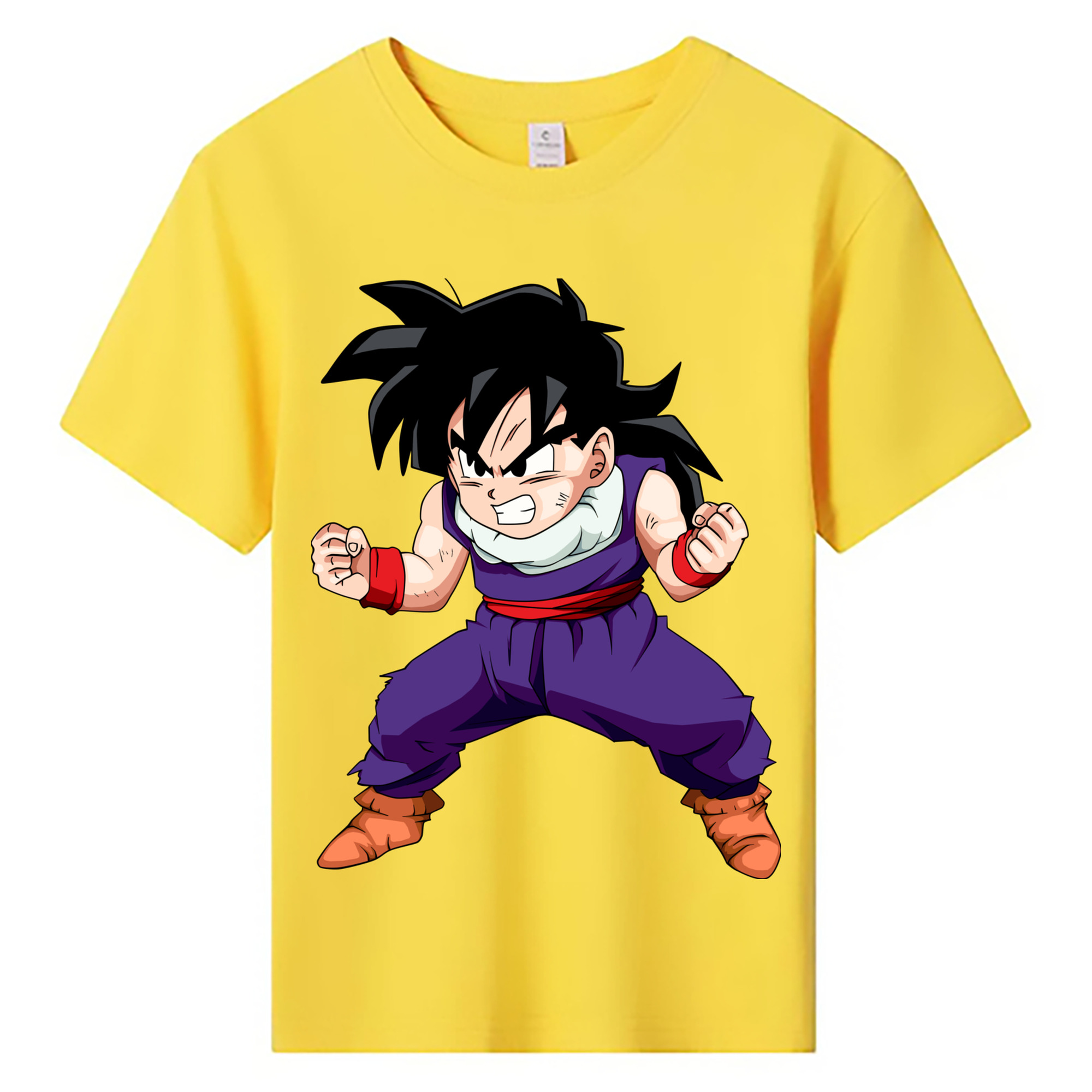 （画像用） ドラゴンボール 孫 悟飯（そんごはん）DRAGON BALL Son Gohan 綿100％キッズTシャツ（フロントプリント）