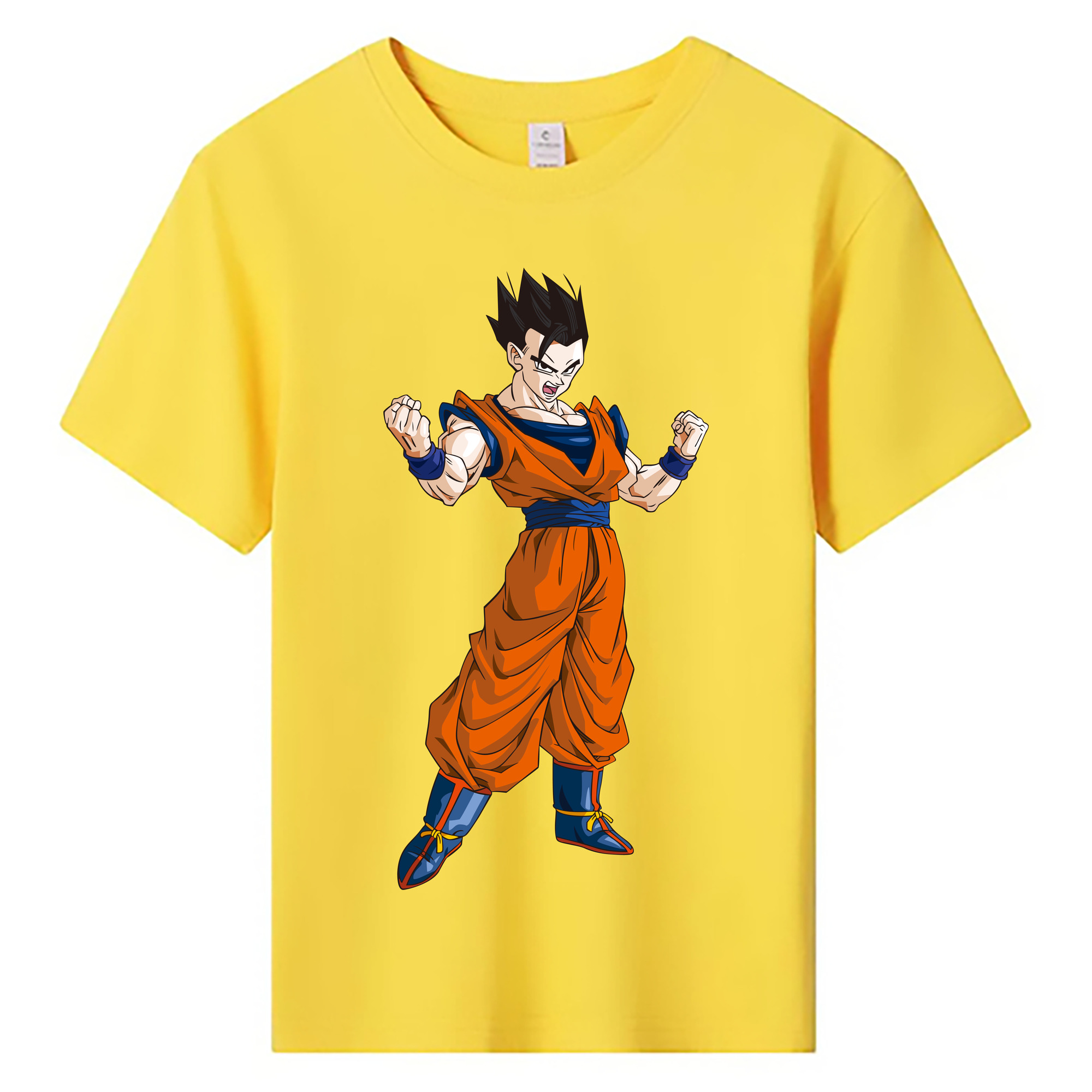 （画像用） ドラゴンボール 孫 悟飯（そんごはん）DRAGON BALL Son Gohan 綿100％キッズTシャツ（フロントプリント）