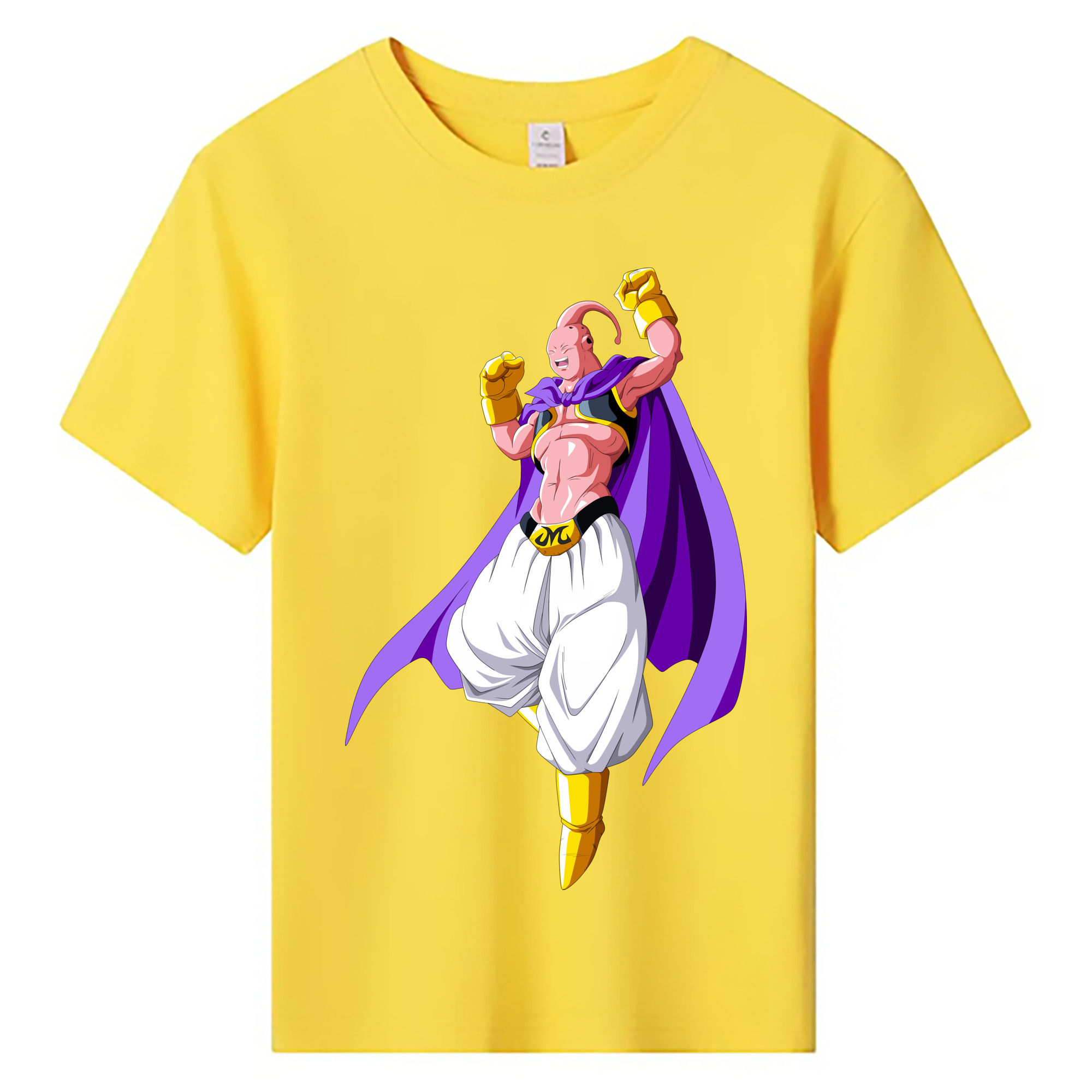 （画像用） ドラゴンボール 魔人ブウ DRAGON BALL Majin Buu 綿100％キッズTシャツ（フロントプリント）