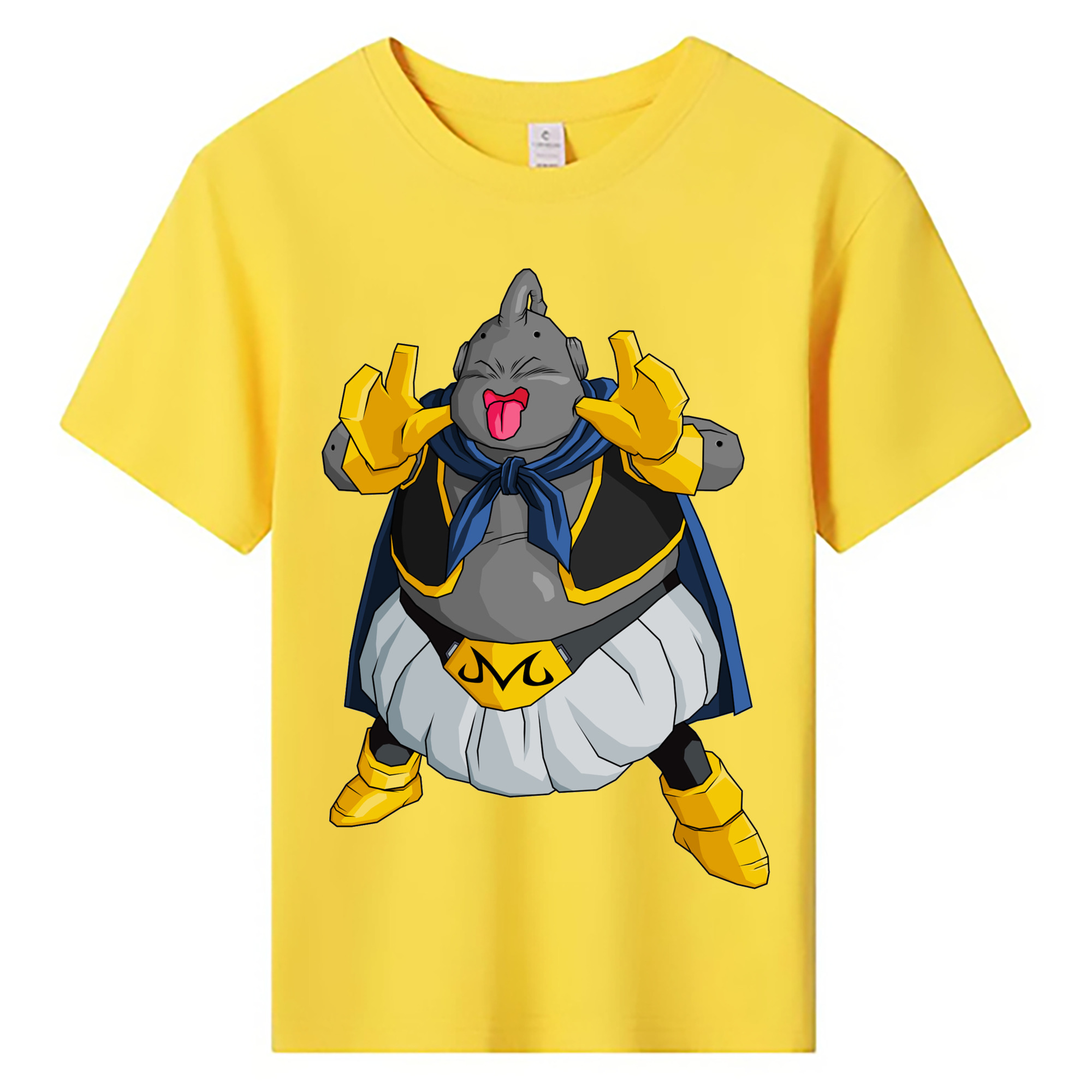 （画像用） ドラゴンボール 魔人ブウ DRAGON BALL Majin Buu 綿100％キッズTシャツ（フロントプリント）