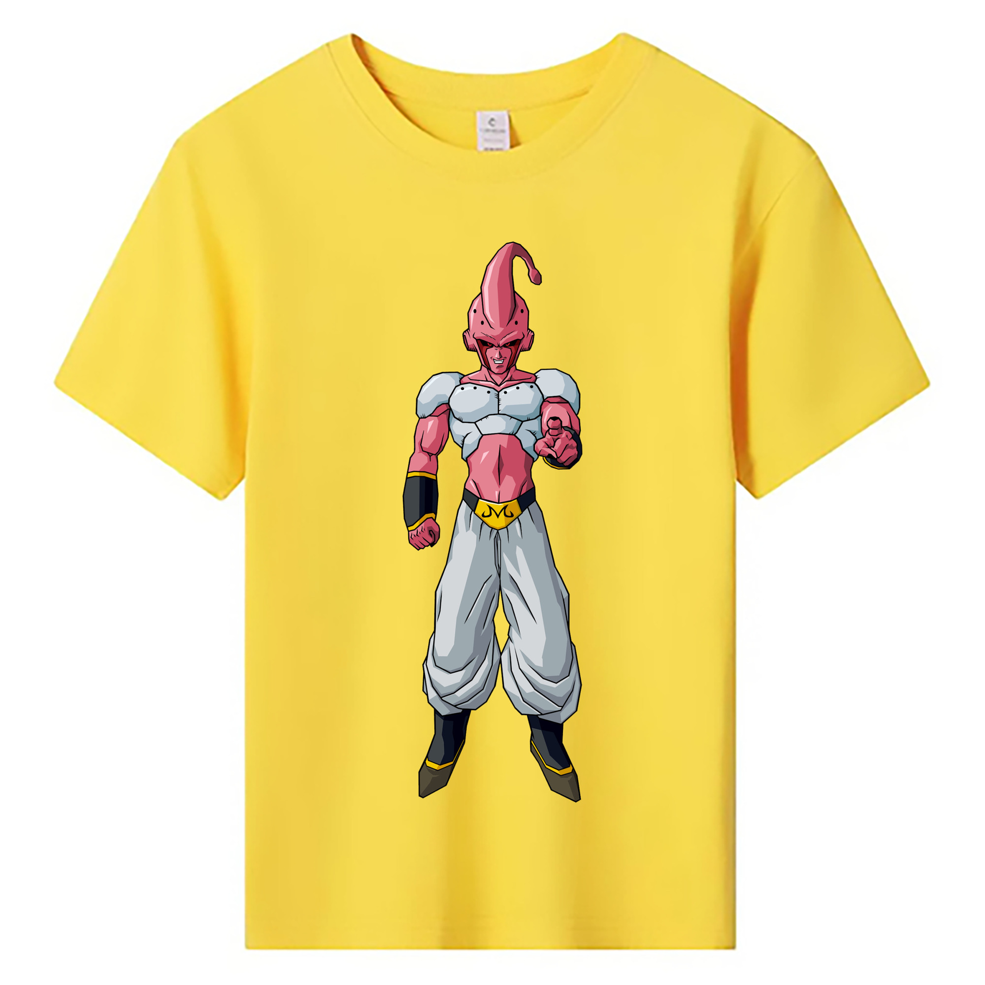 （画像用） ドラゴンボール 魔人ブウ DRAGON BALL Majin Buu 綿100％キッズTシャツ（フロントプリント）