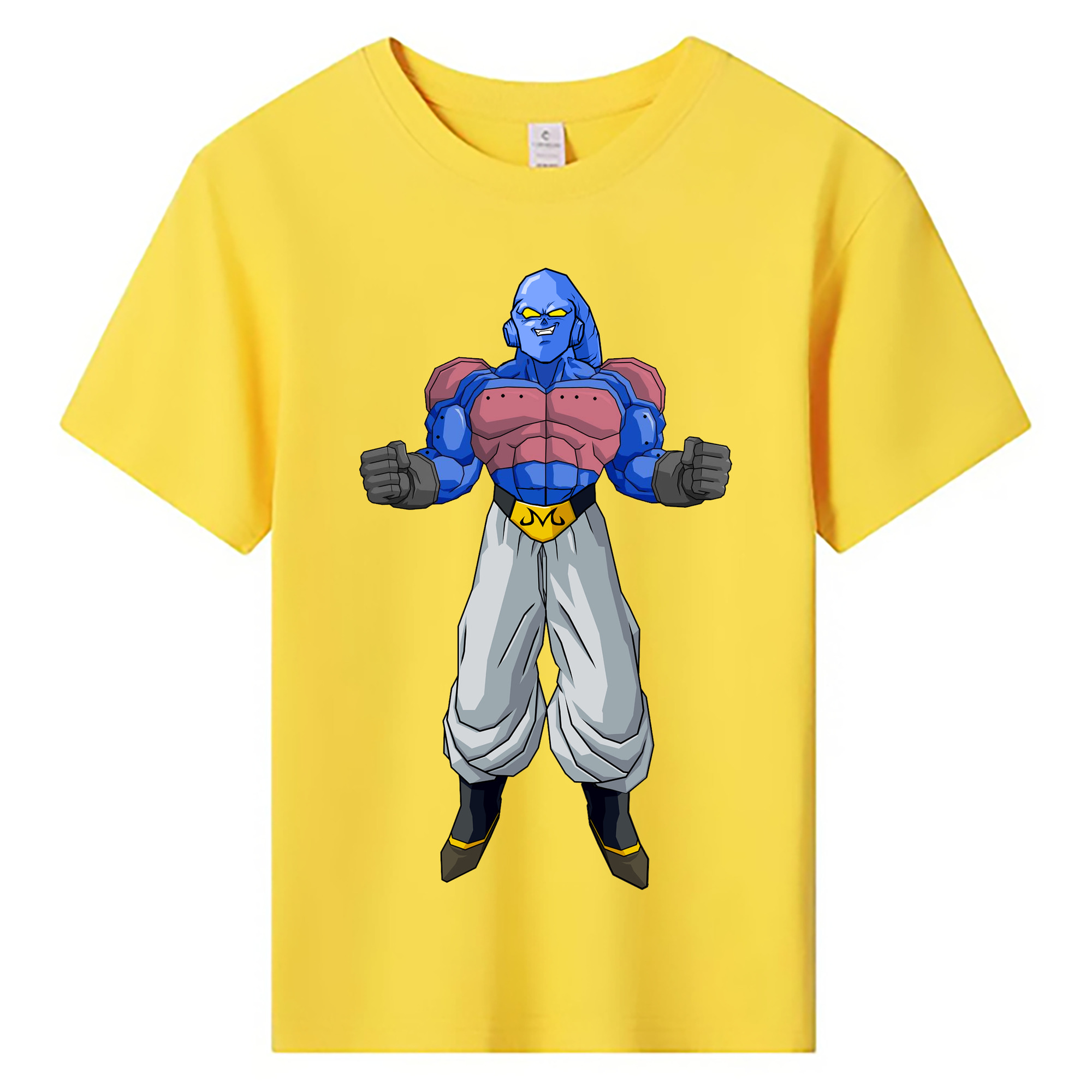 （画像用） ドラゴンボール 魔人ブウ DRAGON BALL Majin Buu 綿100％キッズTシャツ（フロントプリント）