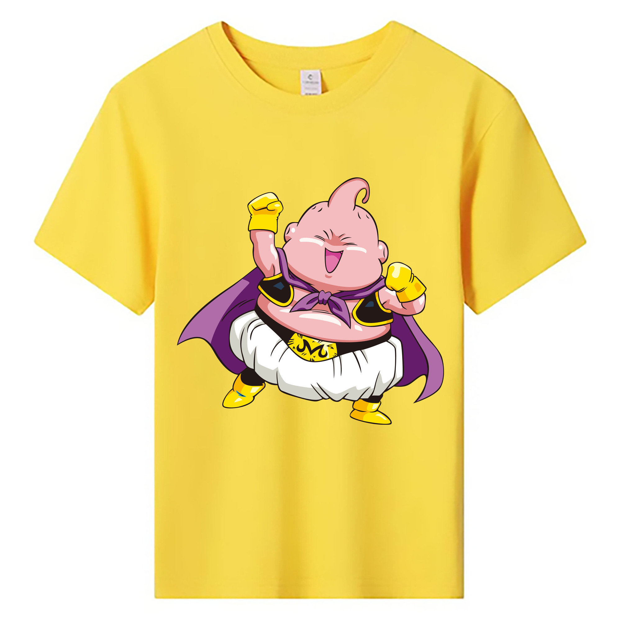 （画像用） ドラゴンボール 魔人ブウ DRAGON BALL Majin Buu 綿100％キッズTシャツ（フロントプリント）