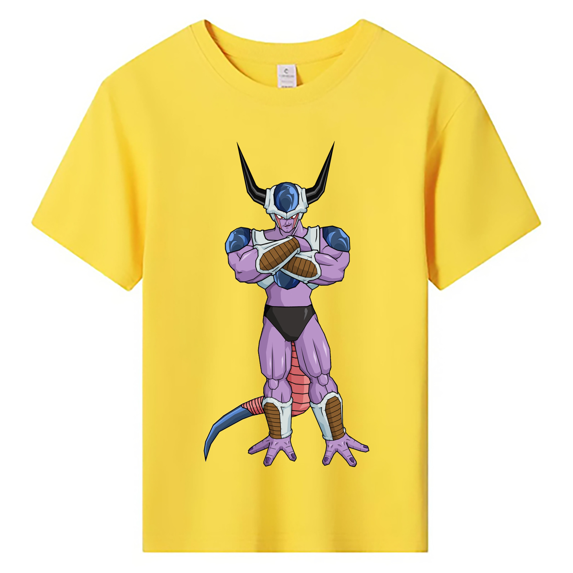 （画像用） ドラゴンボール フリーザ DRAGON BALL Frieza 綿100％キッズTシャツ（フロントプリント）