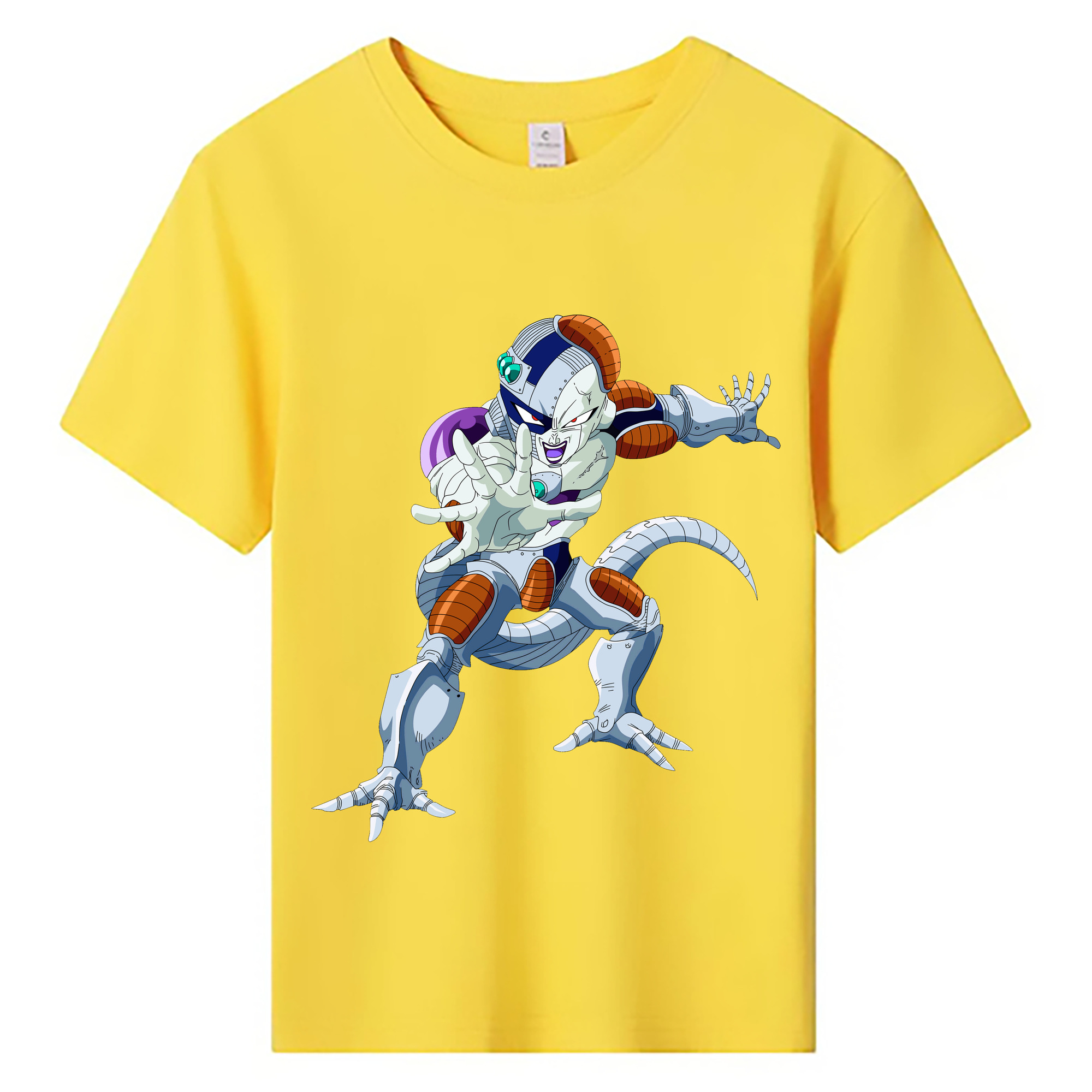 （画像用） ドラゴンボール フリーザ DRAGON BALL Frieza 綿100％キッズTシャツ（フロントプリント）