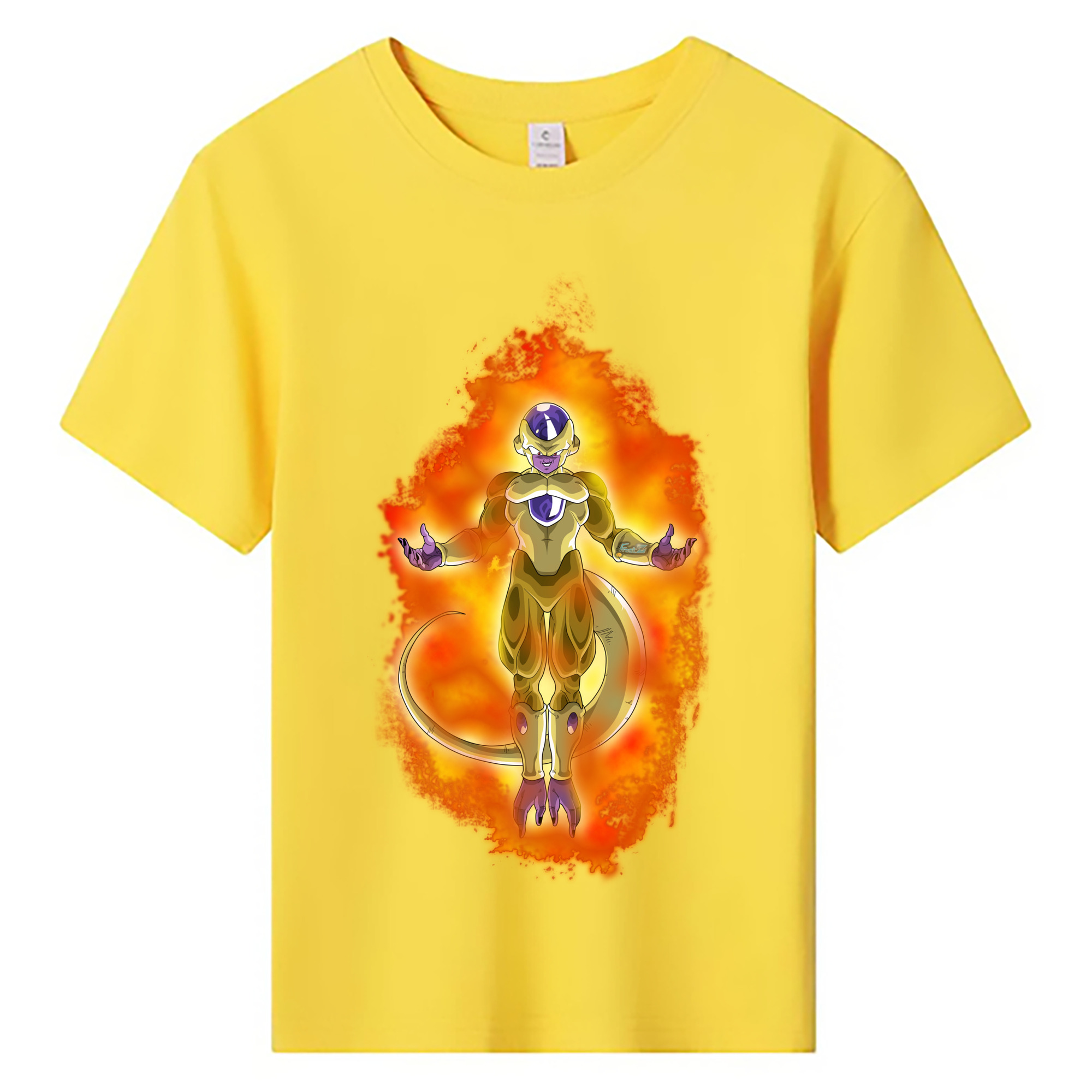 （画像用） ドラゴンボール フリーザ DRAGON BALL Frieza 綿100％キッズTシャツ（フロントプリント）