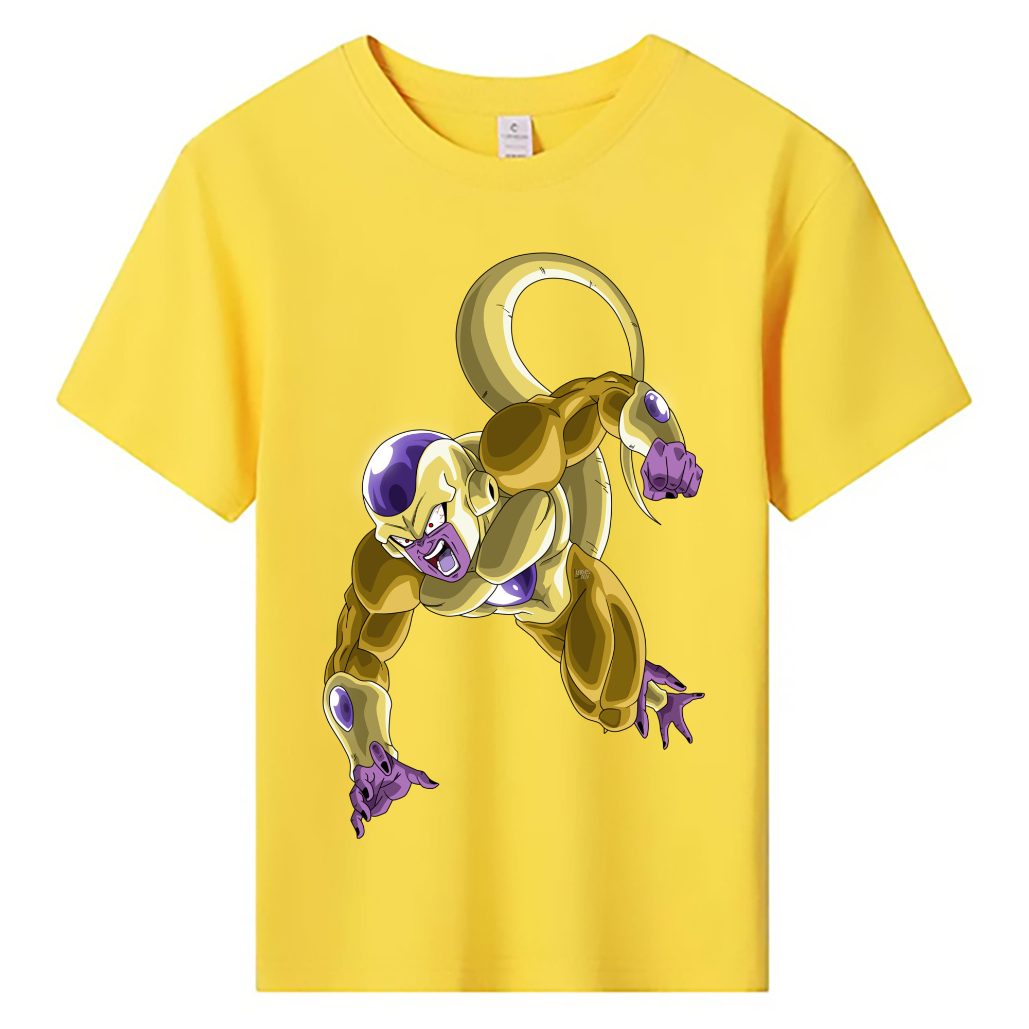 （画像用） ドラゴンボール フリーザ DRAGON BALL Frieza 綿100％キッズTシャツ（フロントプリント）