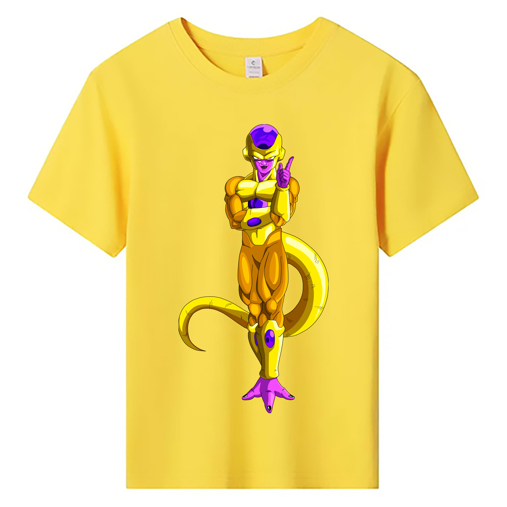 （画像用） ドラゴンボール フリーザ DRAGON BALL Frieza 綿100％キッズTシャツ（フロントプリント）