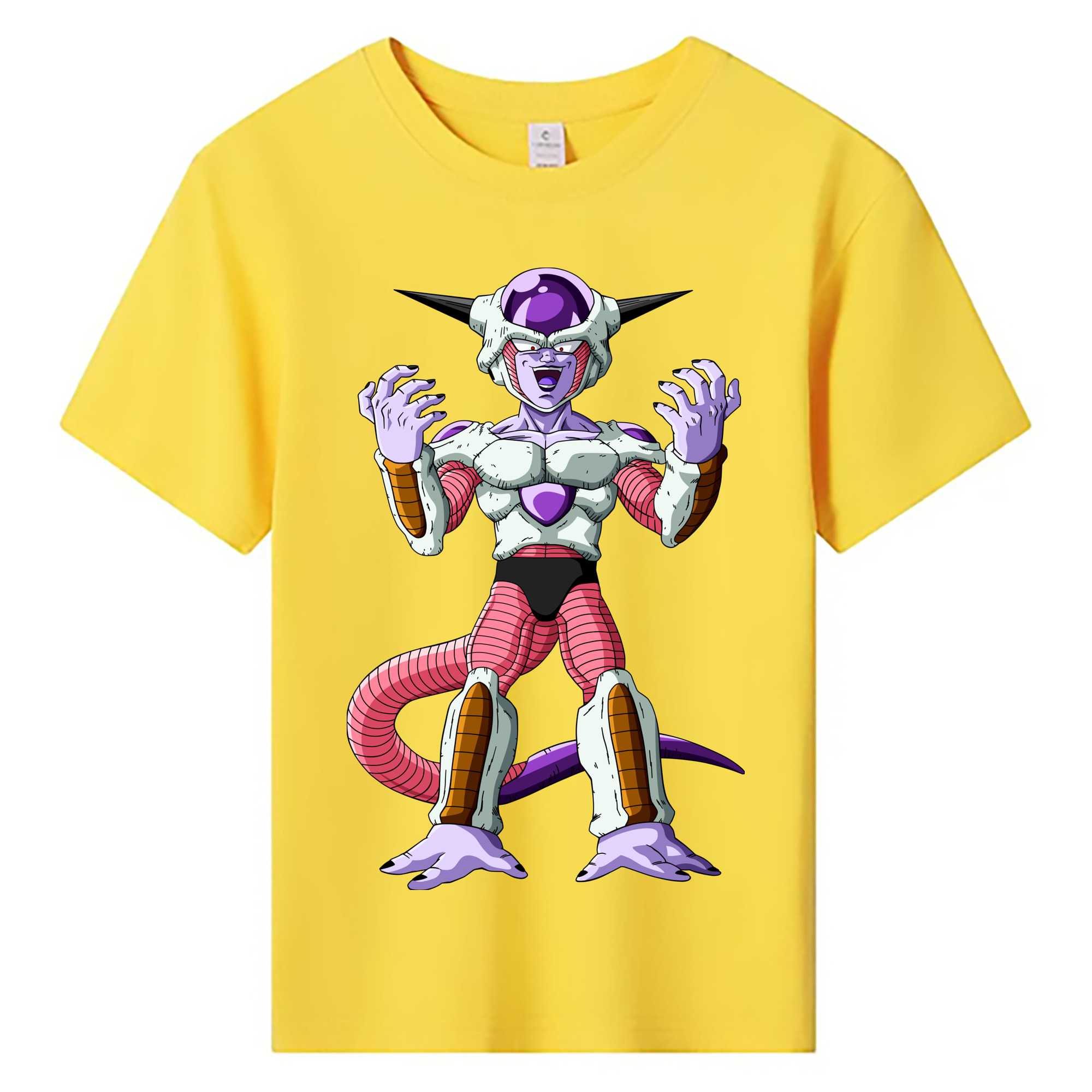 （画像用） ドラゴンボール フリーザ DRAGON BALL Frieza 綿100％キッズTシャツ（フロントプリント）