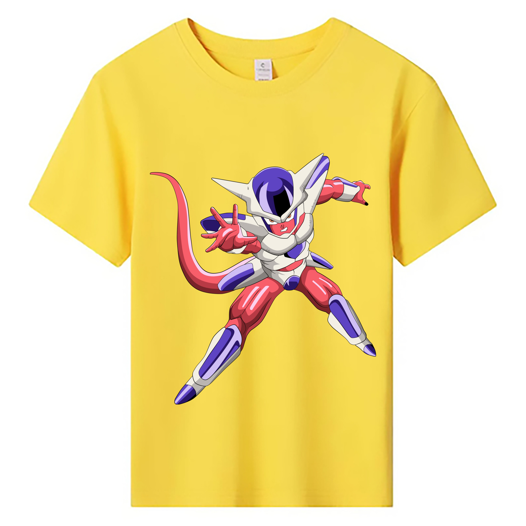 （画像用） ドラゴンボール フリーザ DRAGON BALL Frieza 綿100％キッズTシャツ（フロントプリント）