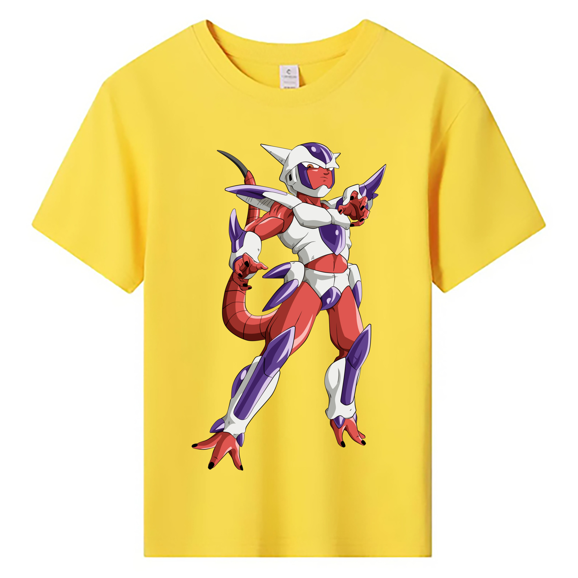 （画像用） ドラゴンボール フリーザ DRAGON BALL Frieza 綿100％キッズTシャツ（フロントプリント）