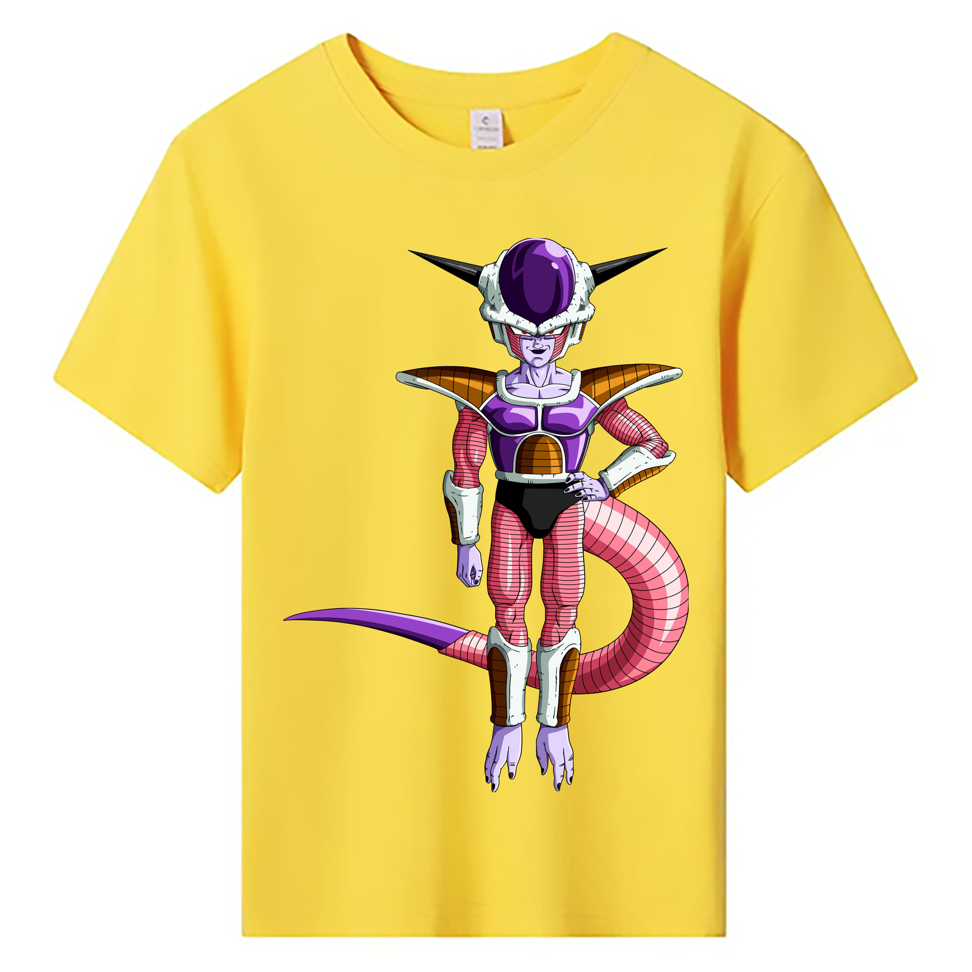 （画像用） ドラゴンボール フリーザ DRAGON BALL Frieza 綿100％キッズTシャツ（フロントプリント）