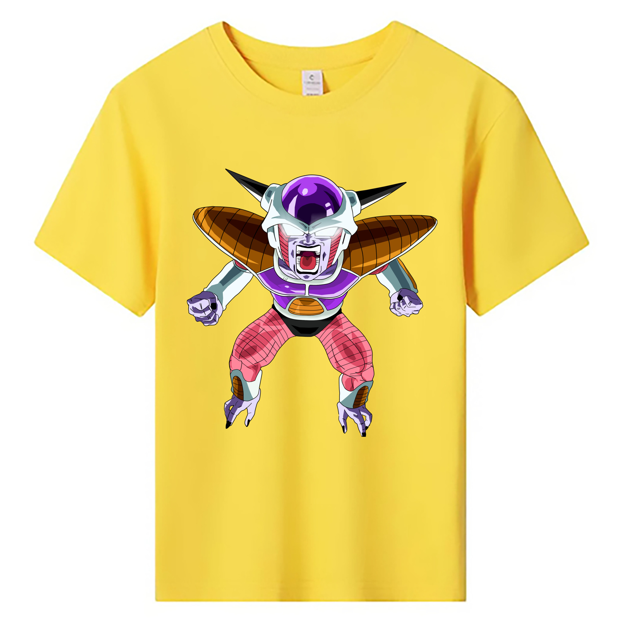 （画像用） ドラゴンボール フリーザ DRAGON BALL Frieza 綿100％キッズTシャツ（フロントプリント）