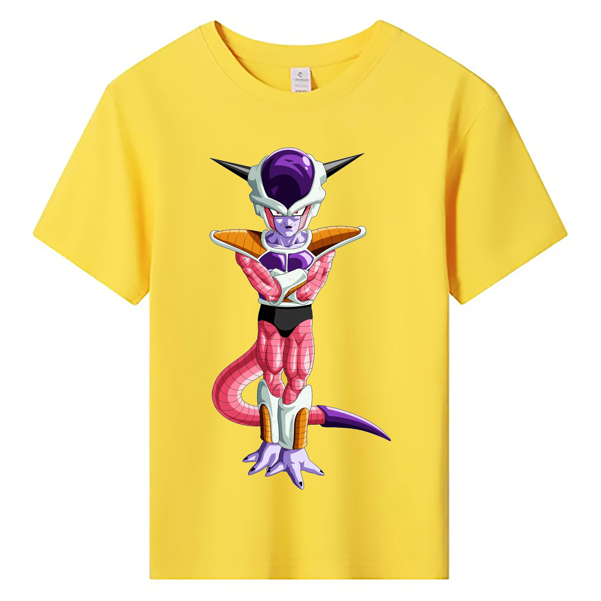 （画像用） ドラゴンボール フリーザ DRAGON BALL Frieza 綿100％キッズTシャツ（フロントプリント）