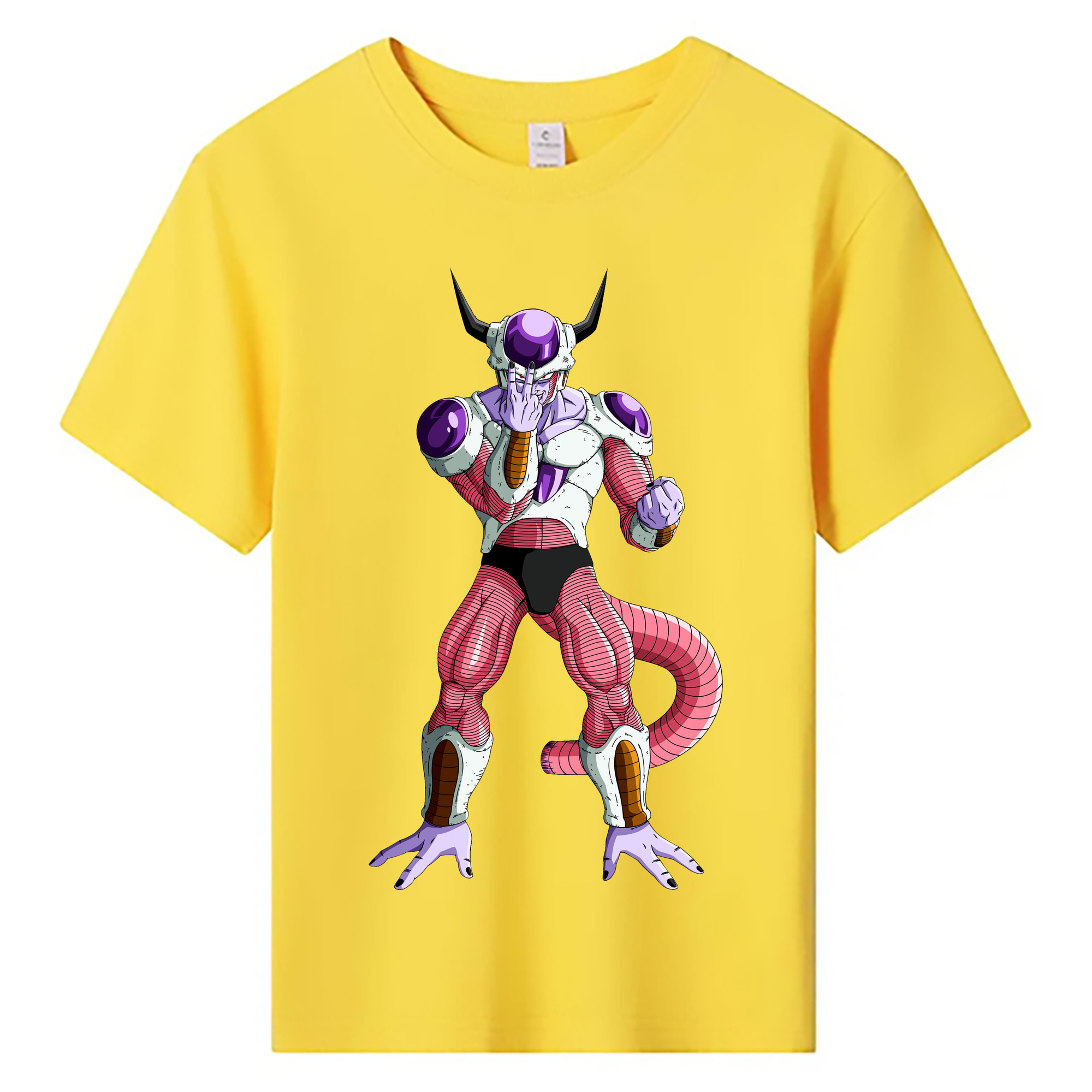 （画像用） ドラゴンボール フリーザ DRAGON BALL Frieza 綿100％キッズTシャツ（フロントプリント）