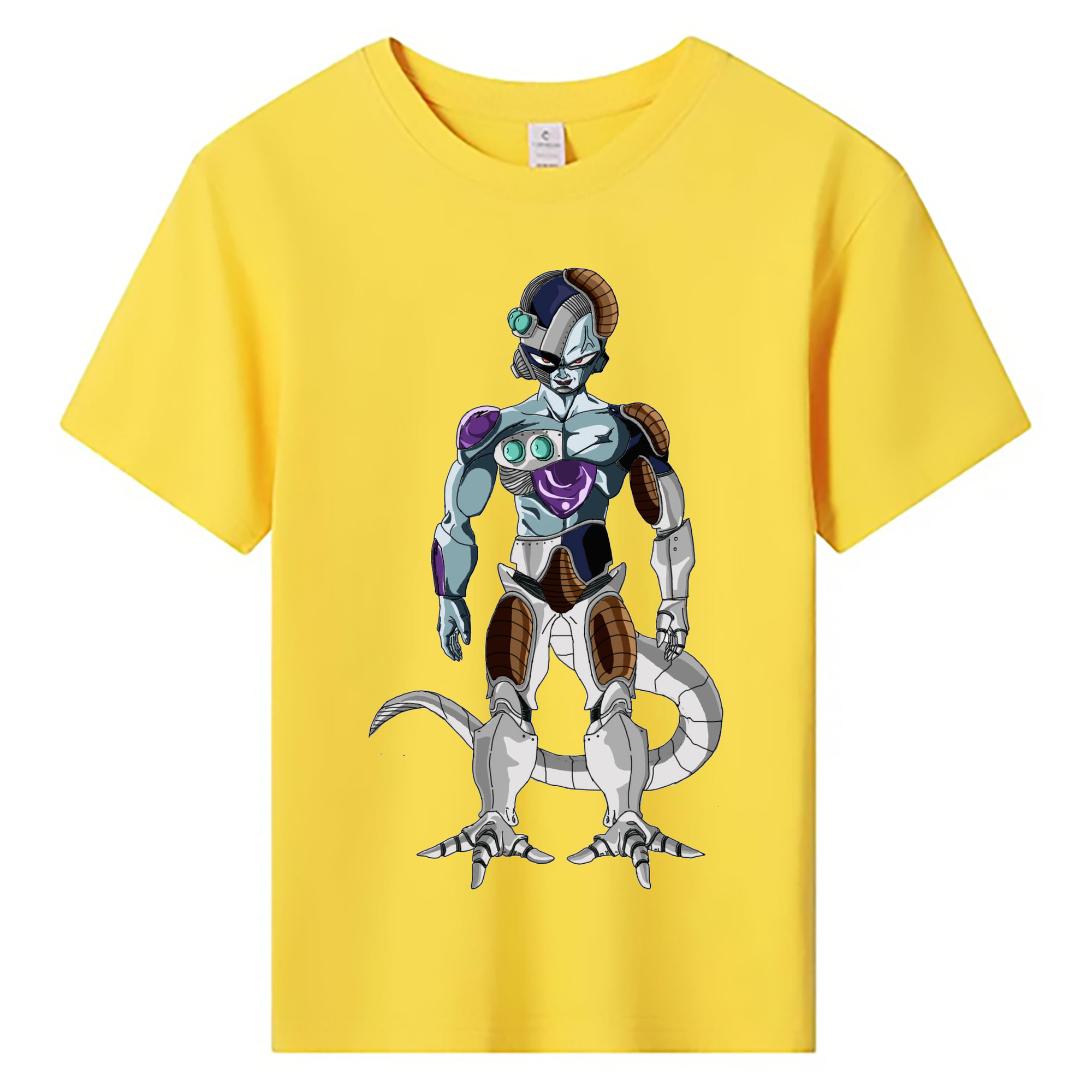 （画像用） ドラゴンボール クウラ DRAGON BALL Cooler Coora 綿100％キッズTシャツ（フロントプリント）