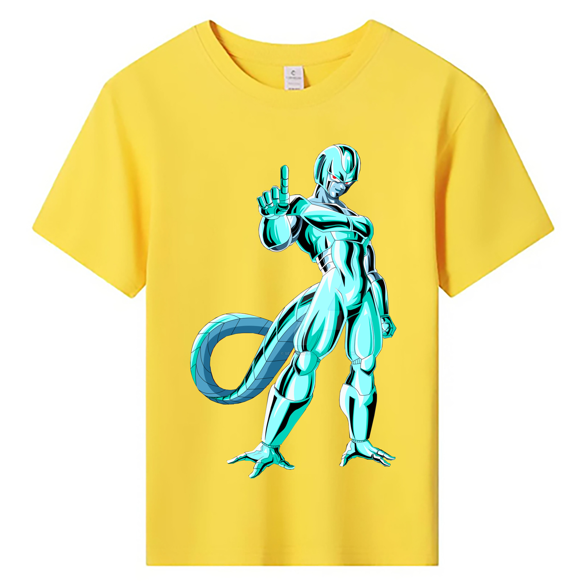 （画像用） ドラゴンボール クウラ DRAGON BALL Cooler Coora 綿100％キッズTシャツ（フロントプリント）