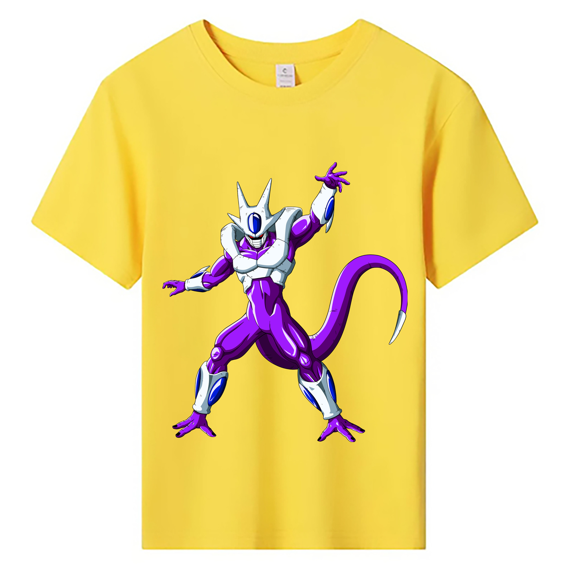 （画像用） ドラゴンボール クウラ DRAGON BALL Cooler Coora 綿100％キッズTシャツ（フロントプリント）