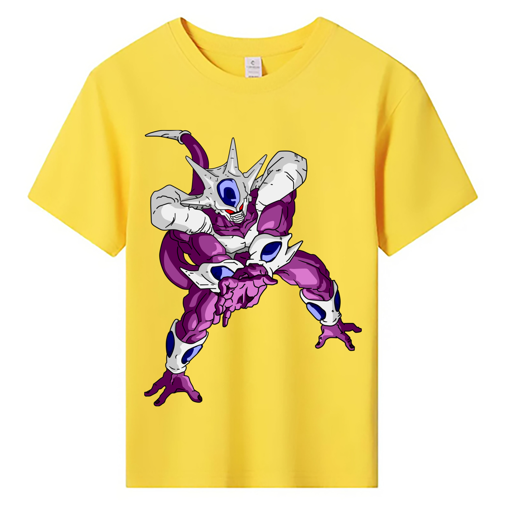 （画像用） ドラゴンボール クウラ DRAGON BALL Cooler Coora 綿100％キッズTシャツ（フロントプリント）