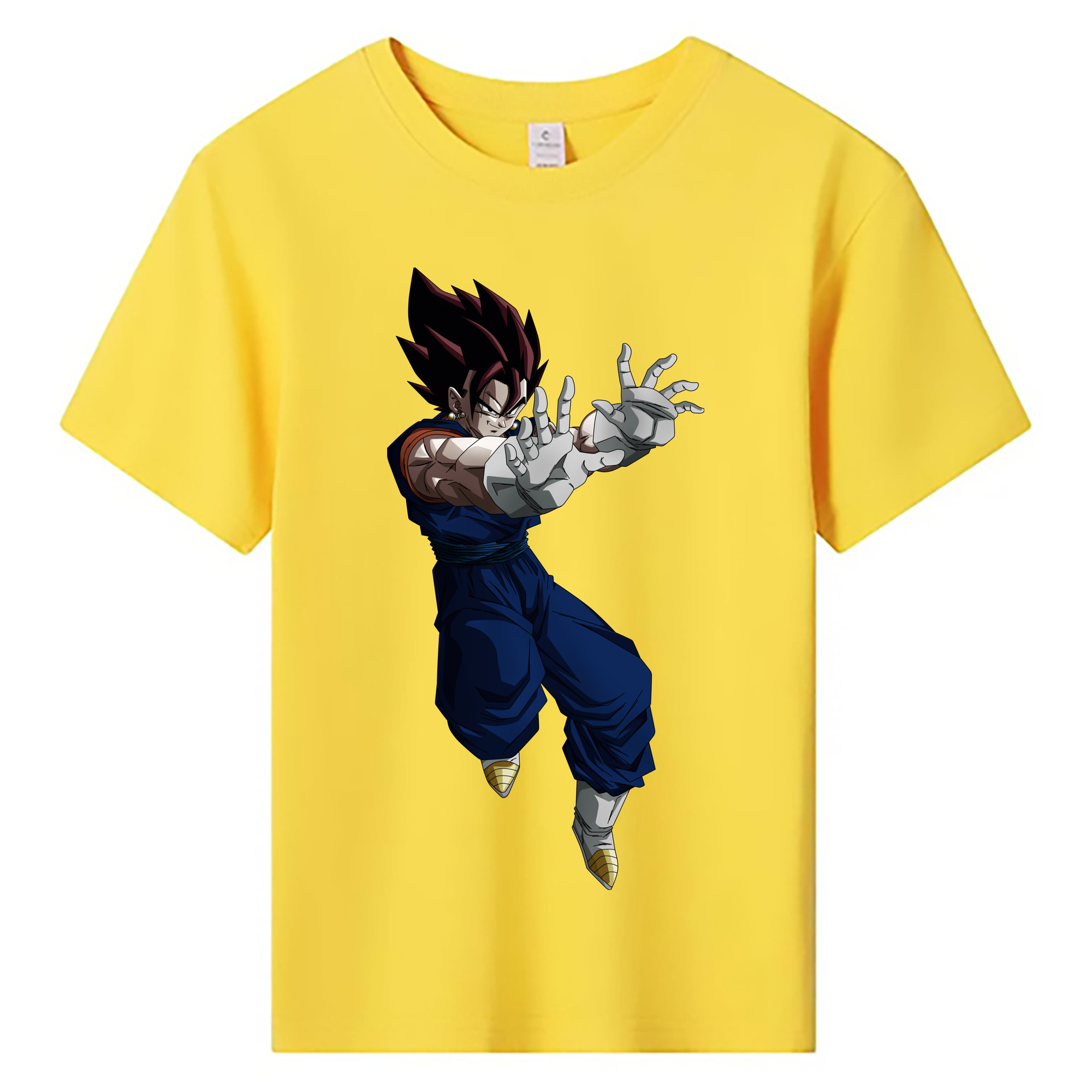 （画像用） ドラゴンボール ベジット DRAGON BALL Vegetto 綿100％キッズTシャツ（フロントプリント）
