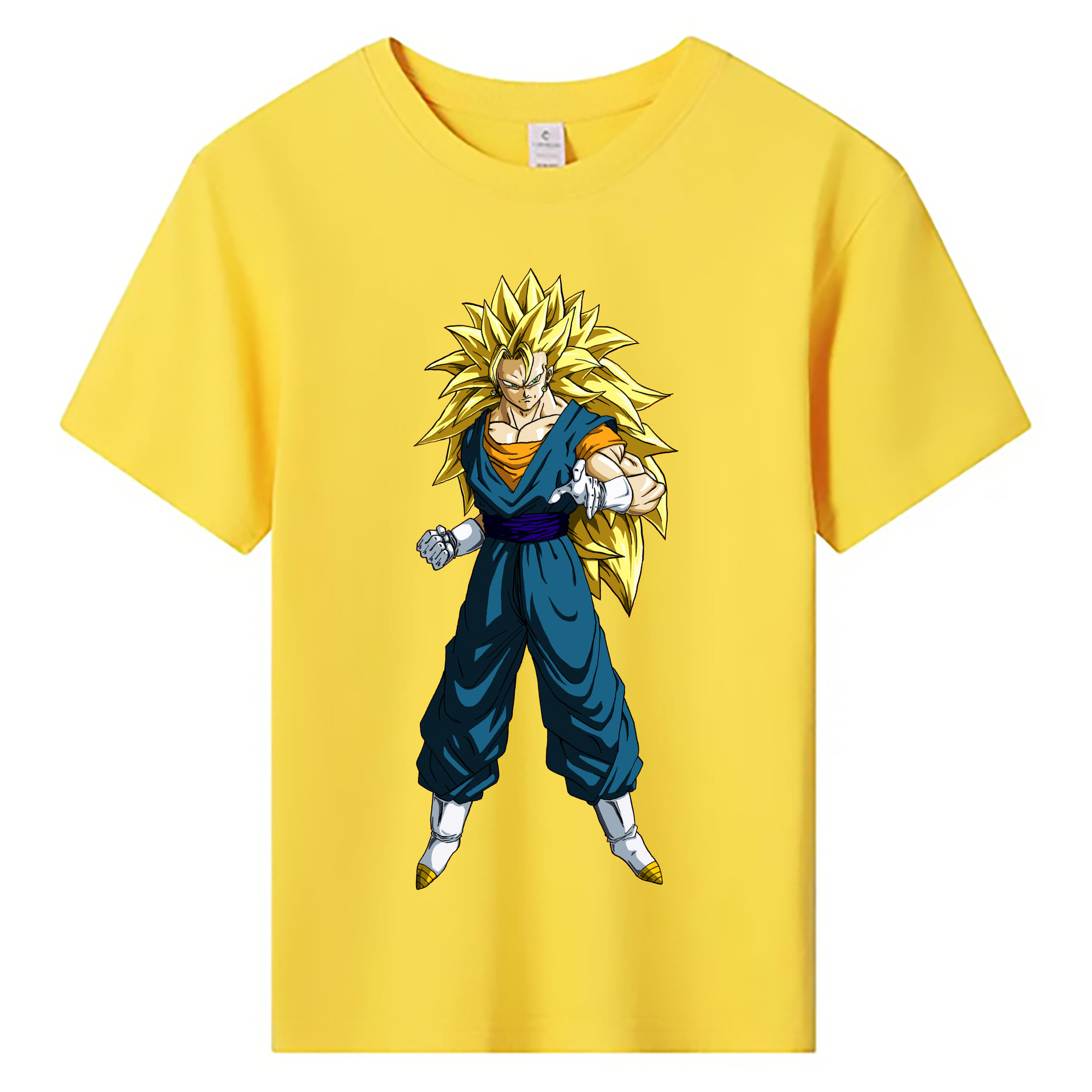 （画像用） ドラゴンボール ベジット DRAGON BALL Vegetto 綿100％キッズTシャツ（フロントプリント）