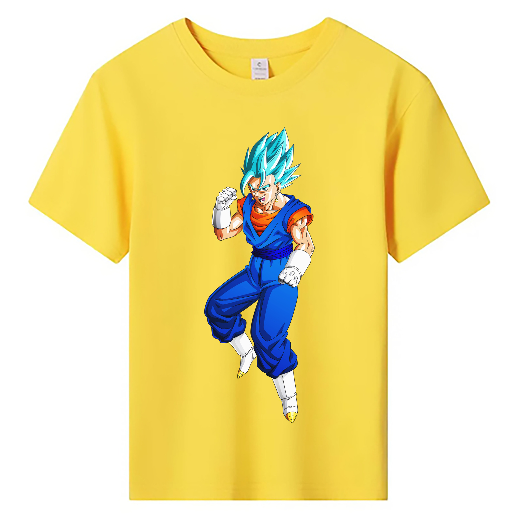 （画像用） ドラゴンボール ベジット DRAGON BALL Vegetto 綿100％キッズTシャツ（フロントプリント）