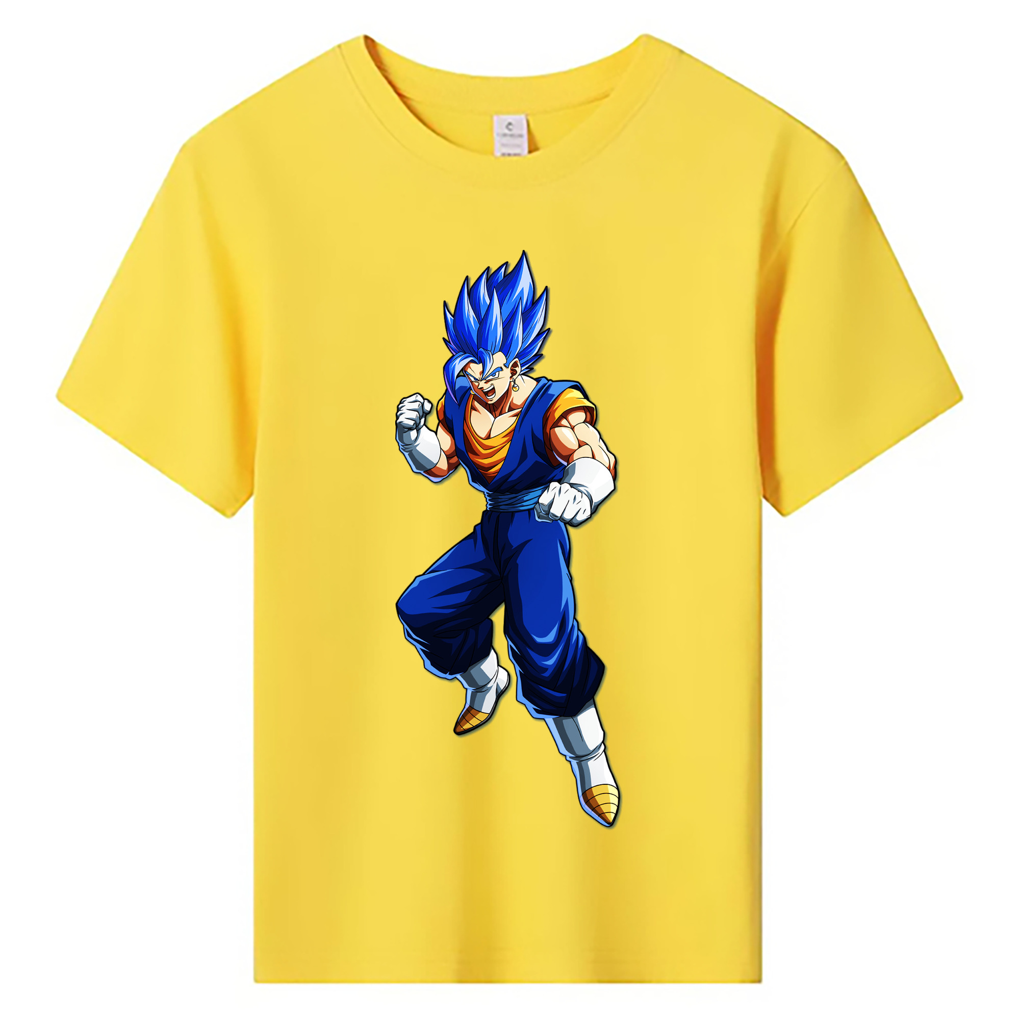 （画像用） ドラゴンボール ベジット DRAGON BALL Vegetto 綿100％キッズTシャツ（フロントプリント）