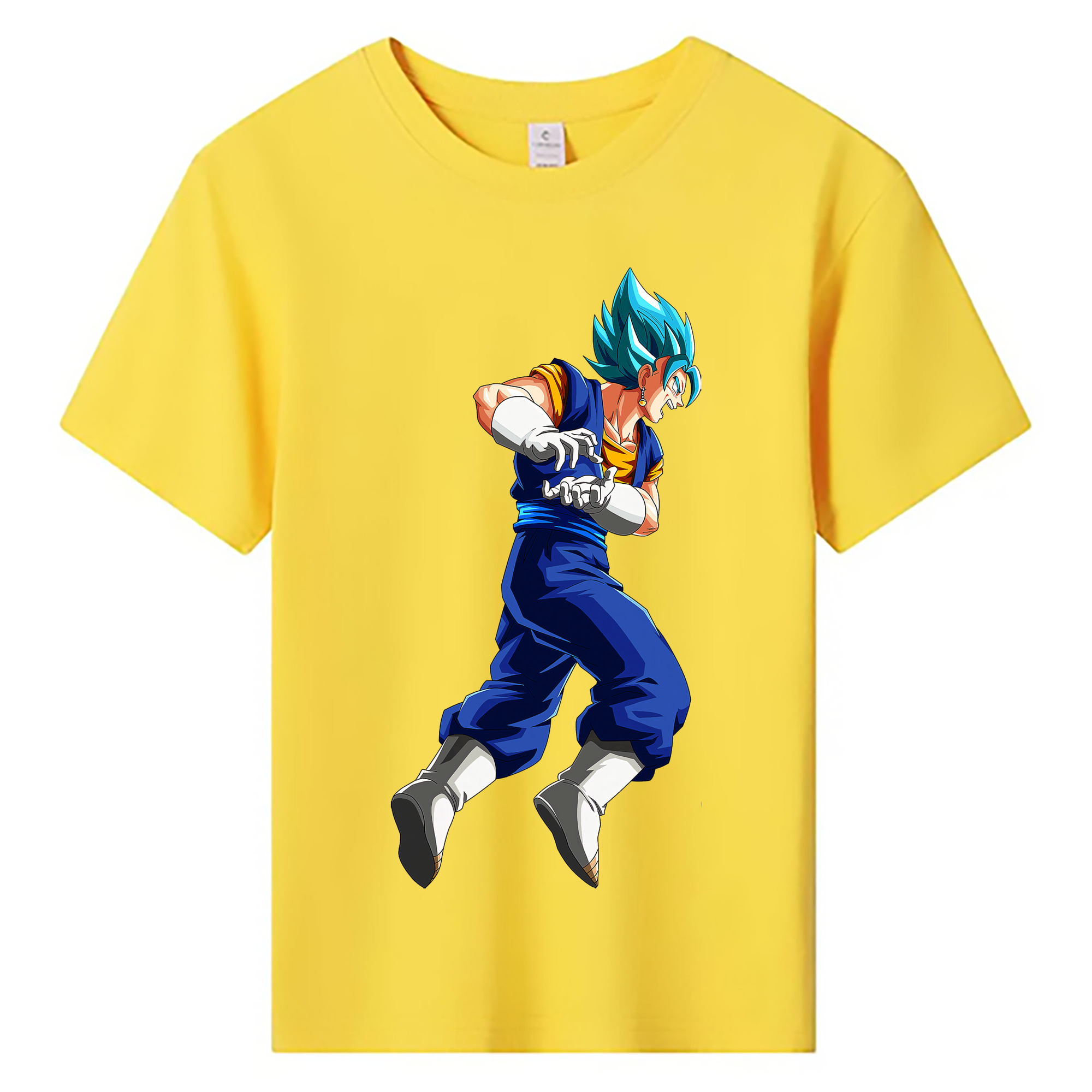 （画像用） ドラゴンボール ベジット DRAGON BALL Vegetto 綿100％キッズTシャツ（フロントプリント）