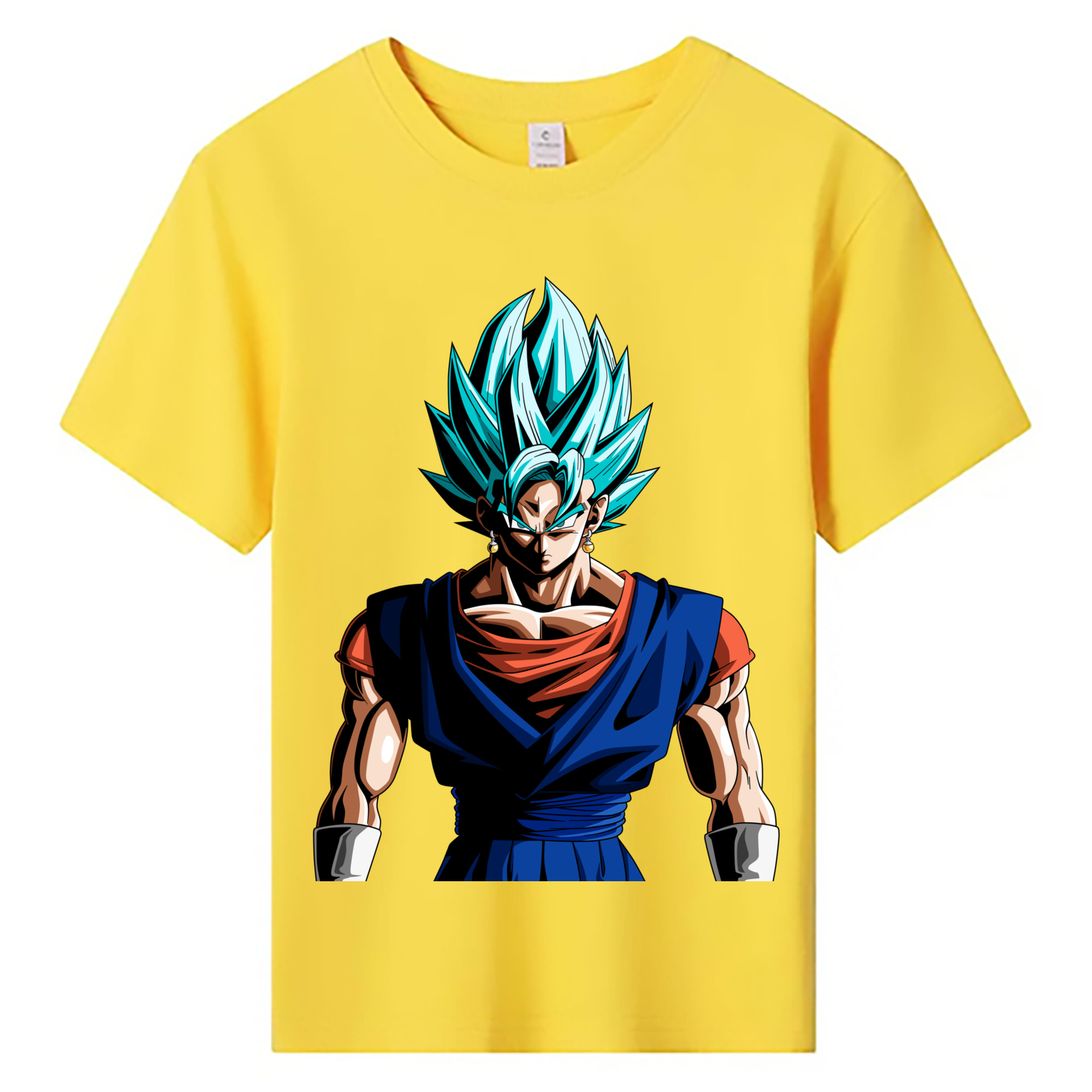 （画像用） ドラゴンボール ベジット DRAGON BALL Vegetto 綿100％キッズTシャツ（フロントプリント）