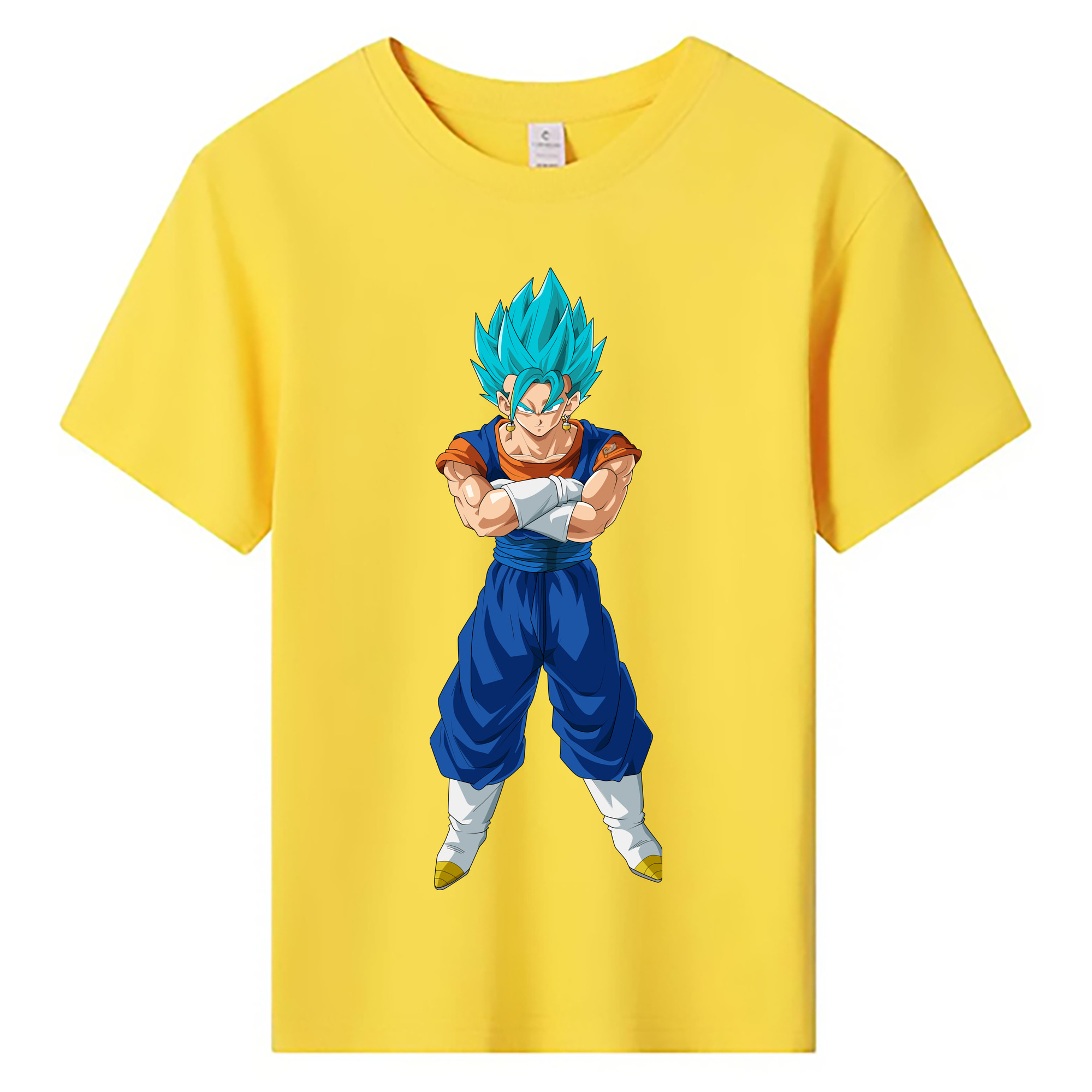 （画像用） ドラゴンボール ベジット DRAGON BALL Vegetto 綿100％キッズTシャツ（フロントプリント）