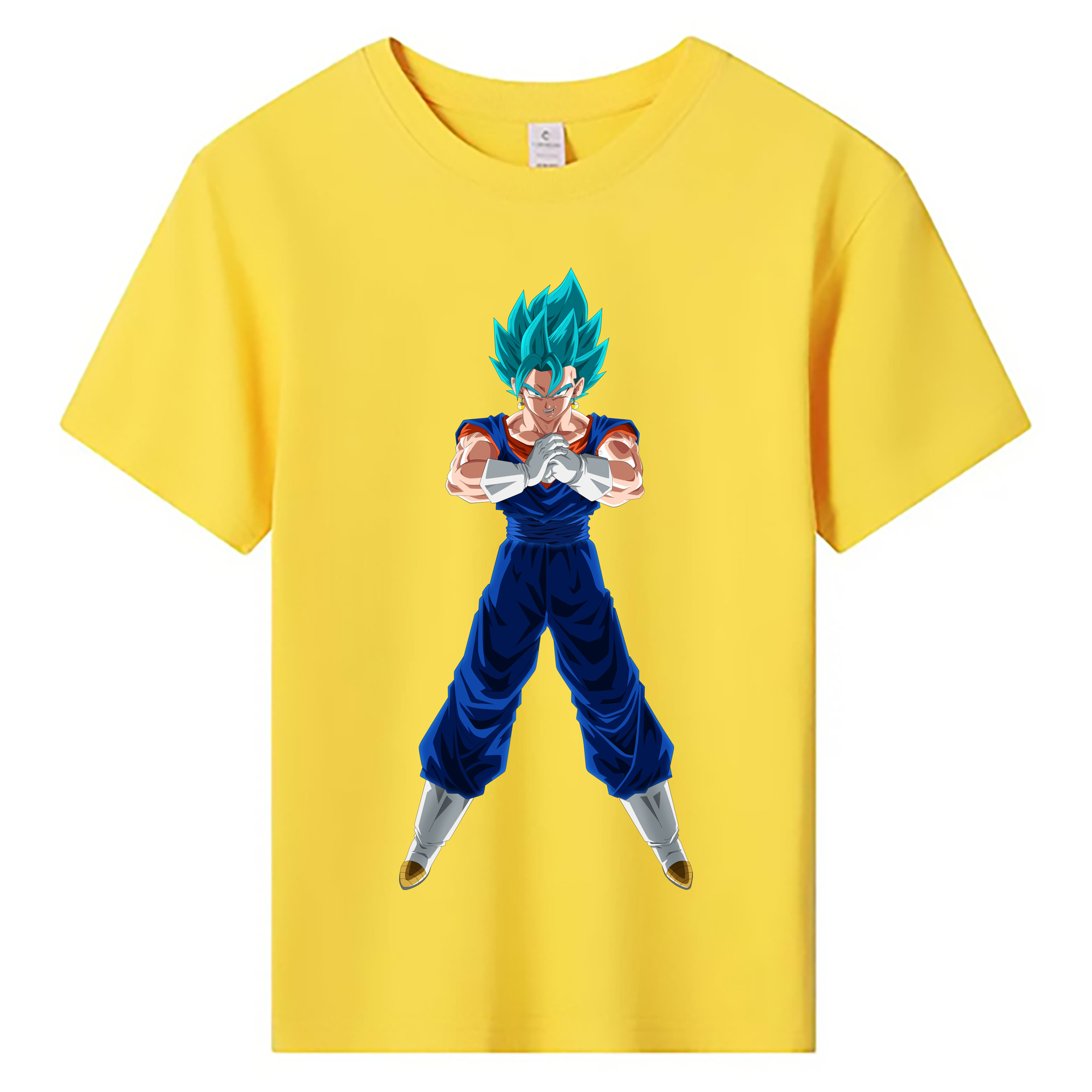 （画像用） ドラゴンボール ベジット DRAGON BALL Vegetto 綿100％キッズTシャツ（フロントプリント）