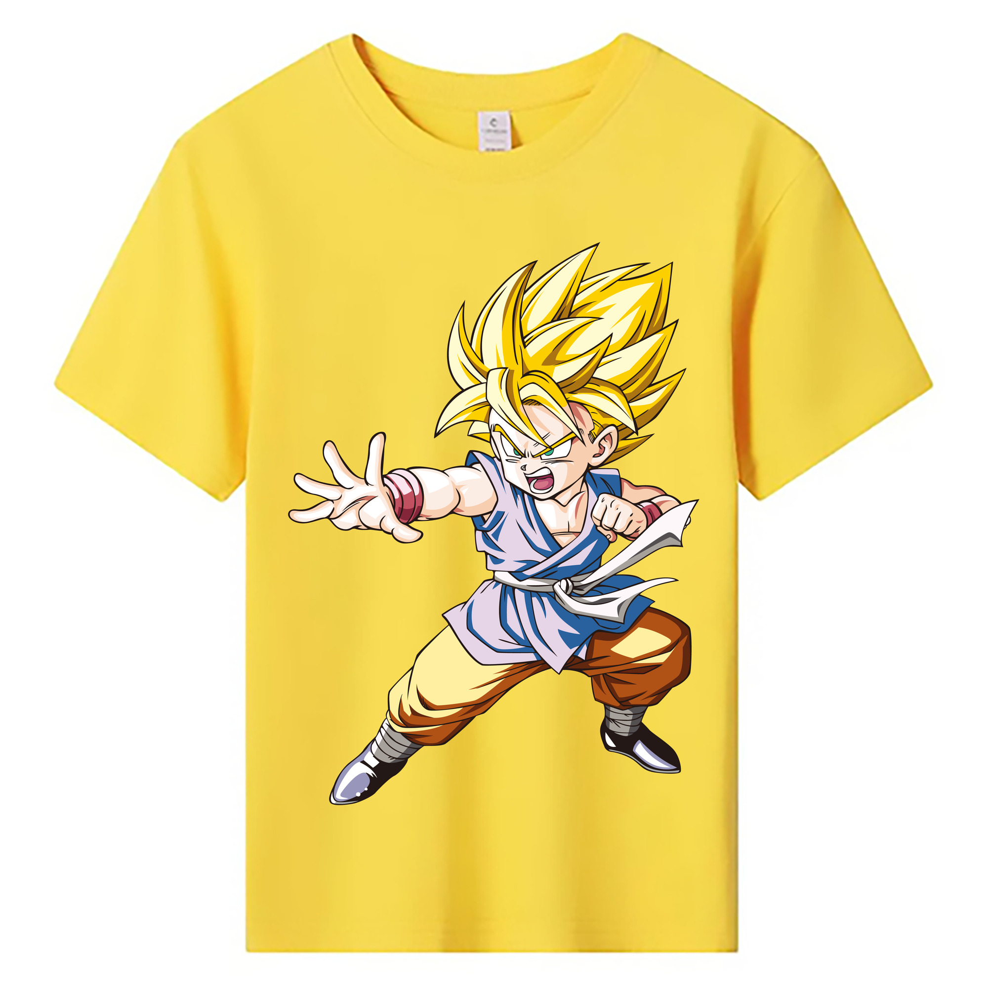 （画像用） ドラゴンボール ベジット DRAGON BALL Vegetto 綿100％キッズTシャツ（フロントプリント）