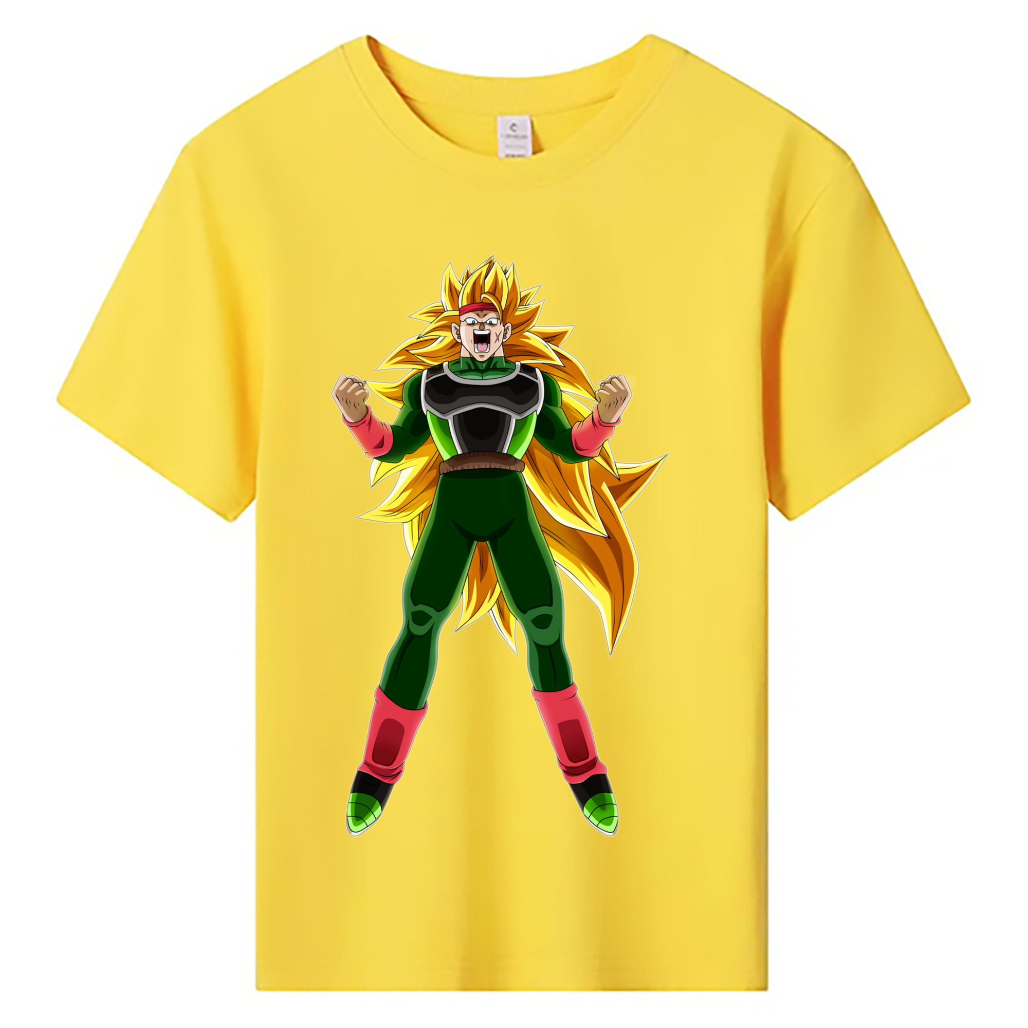 （画像用） ドラゴンボール ブロリー DRAGON BALL Broli 綿100％キッズTシャツ（フロントプリント）