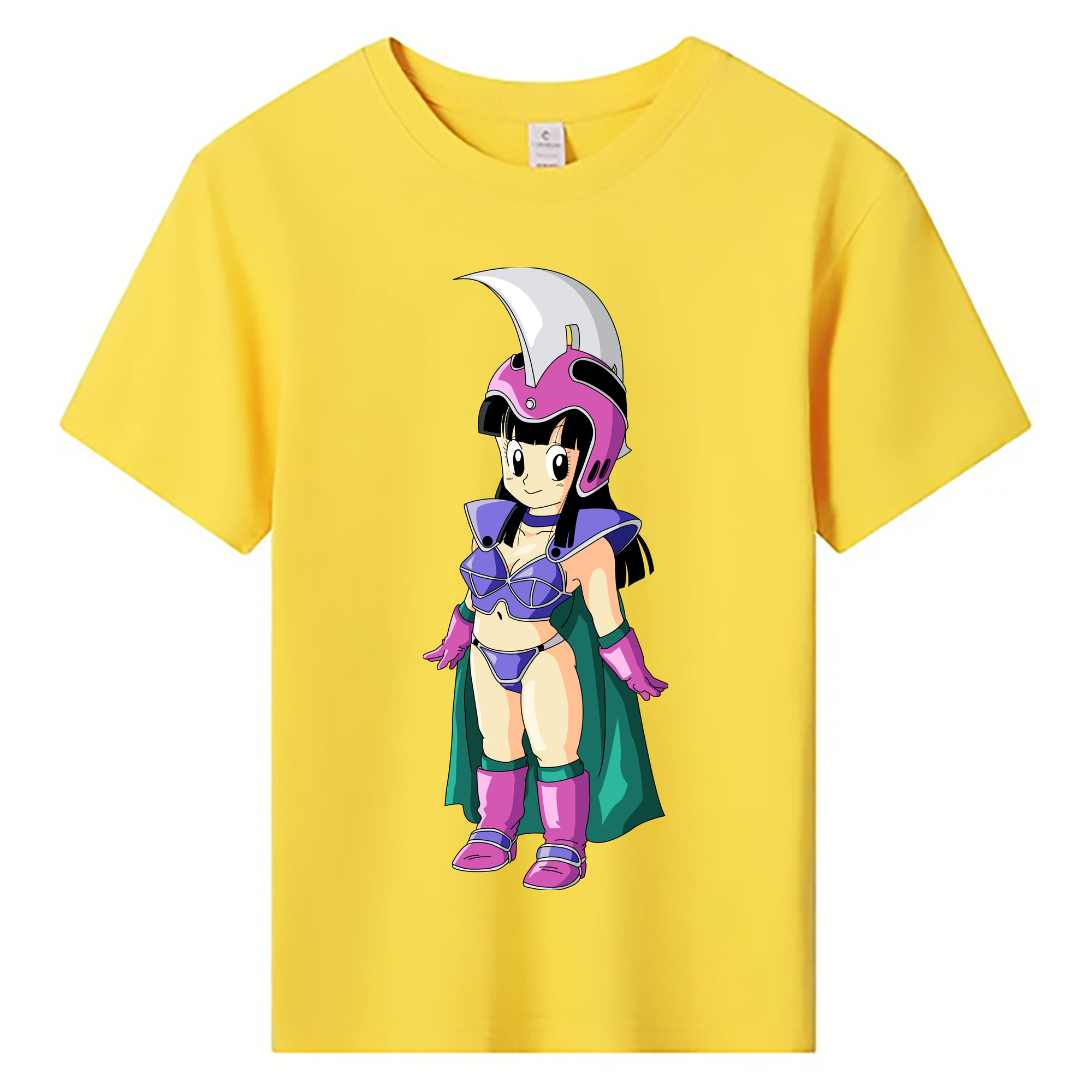 （画像用） ドラゴンボール チチ DRAGON BALL Chichi 綿100％キッズTシャツ（フロントプリント）
