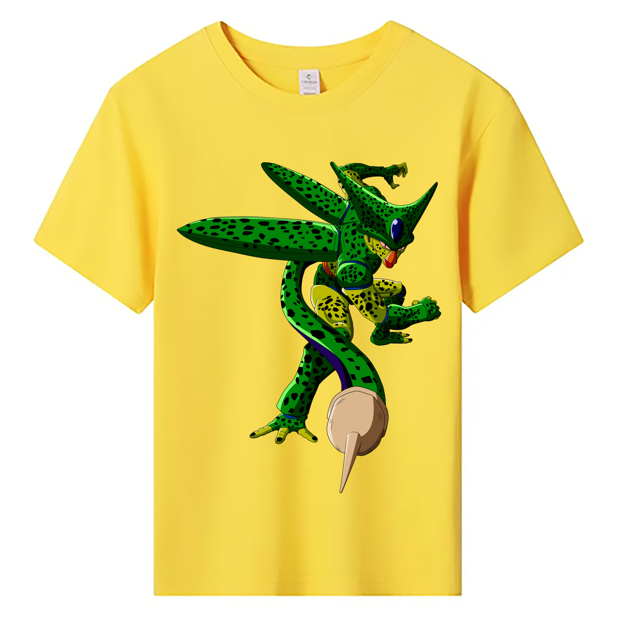 （画像用） ドラゴンボール セル DRAGON BALL Cell 綿100％キッズTシャツ（フロントプリント）