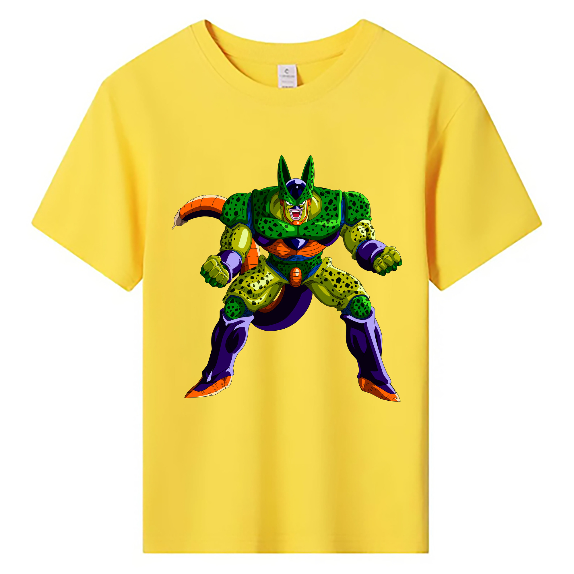 （画像用） ドラゴンボール セル DRAGON BALL Cell 綿100％キッズTシャツ（フロントプリント）