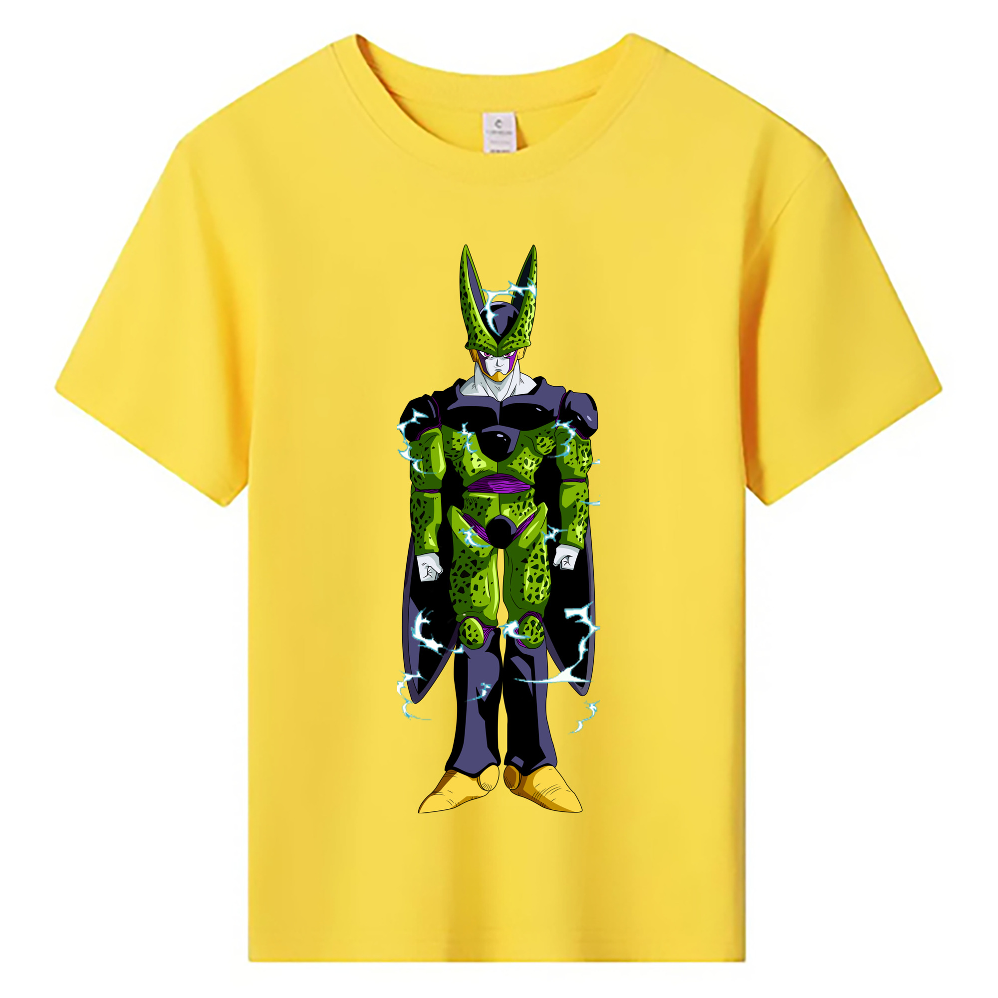 （画像用） ドラゴンボール セル DRAGON BALL Cell 綿100％キッズTシャツ（フロントプリント）