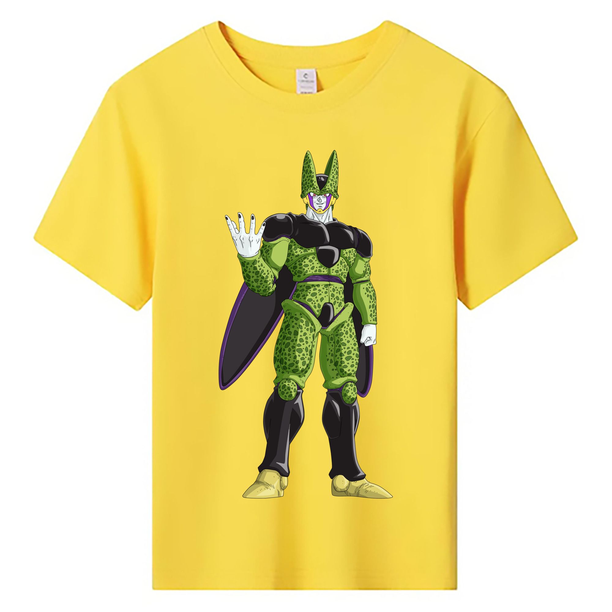 （画像用） ドラゴンボール セル DRAGON BALL Cell 綿100％キッズTシャツ（フロントプリント）