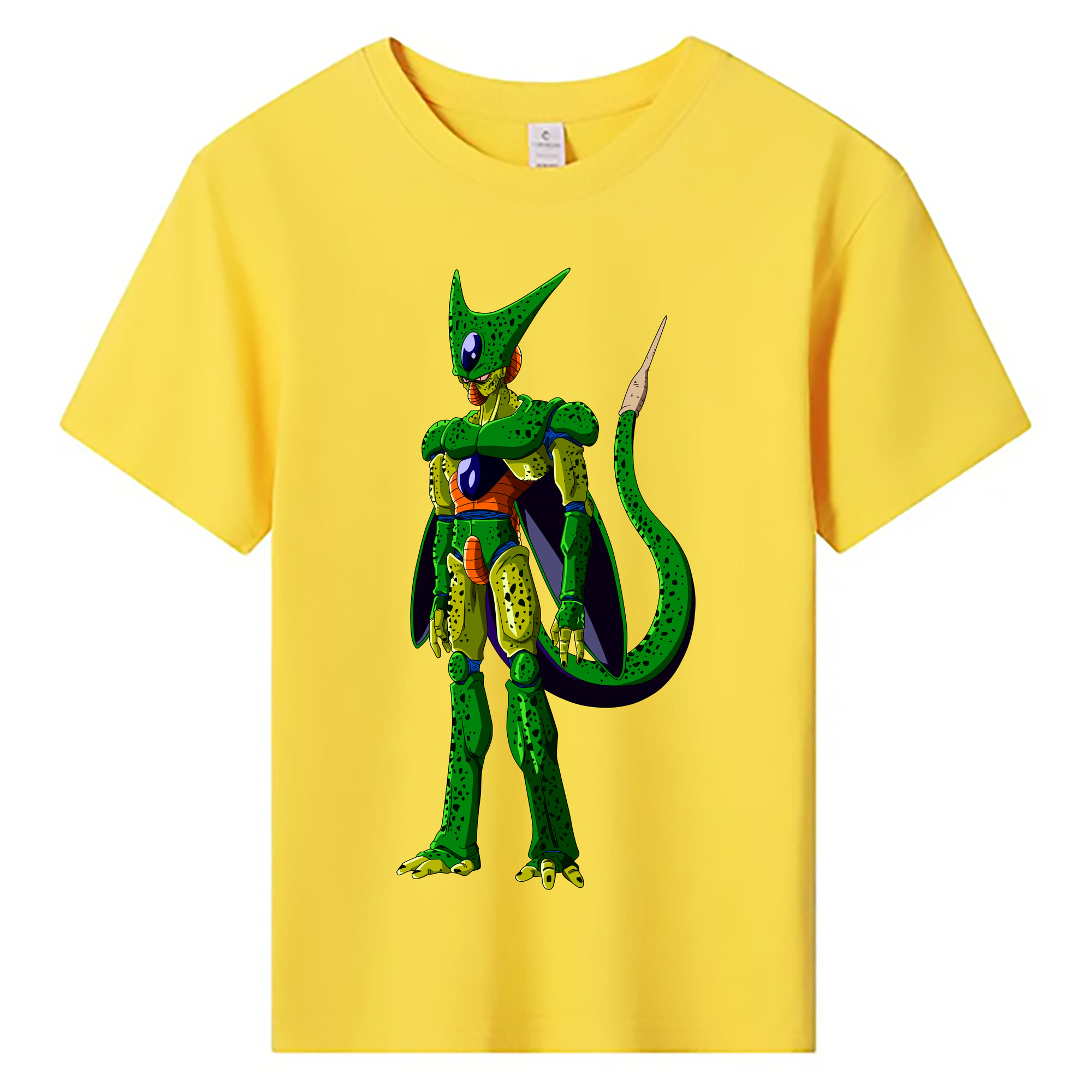 （画像用） ドラゴンボール セル DRAGON BALL Cell 綿100％キッズTシャツ（フロントプリント）