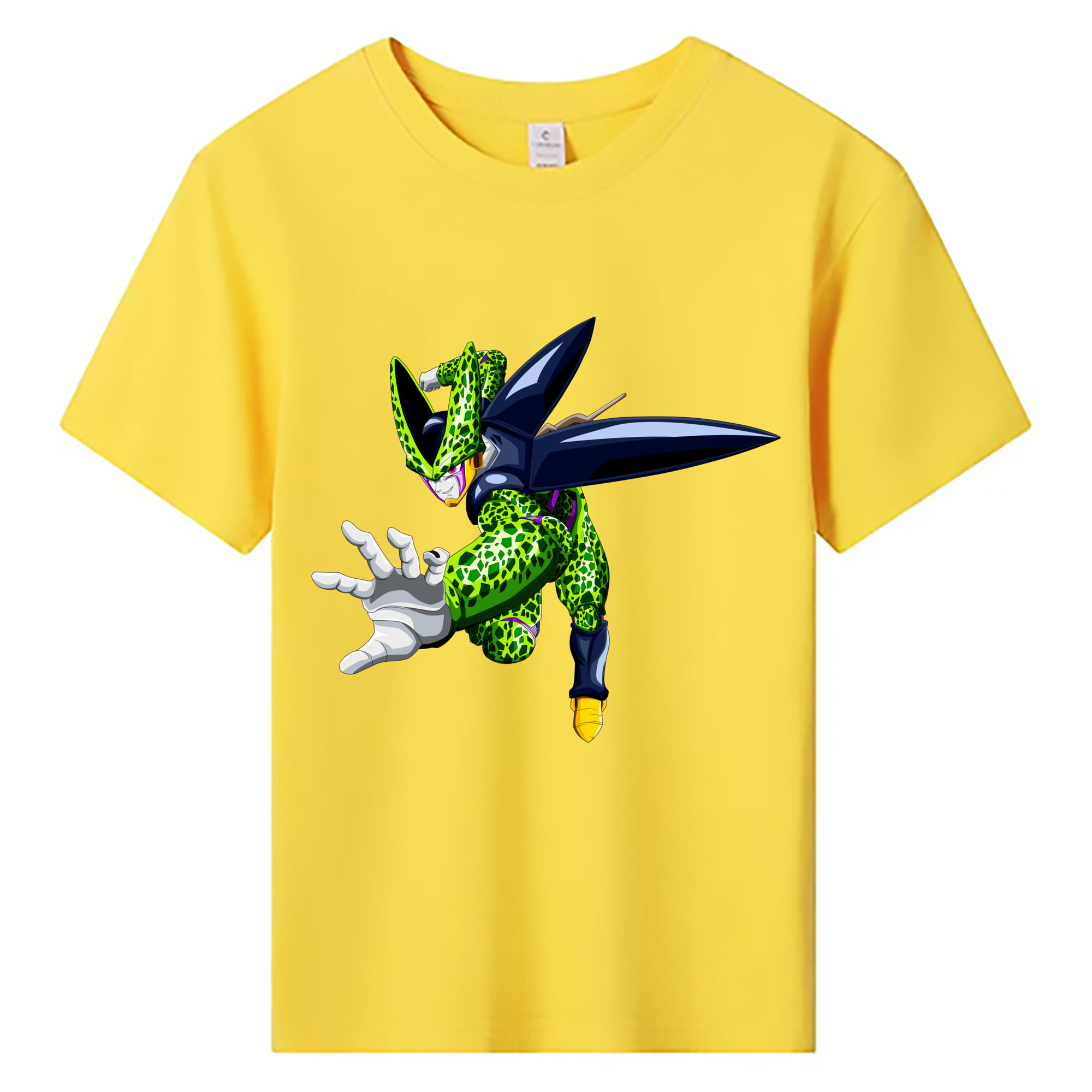 （画像用） ドラゴンボール セル DRAGON BALL Cell 綿100％キッズTシャツ（フロントプリント）