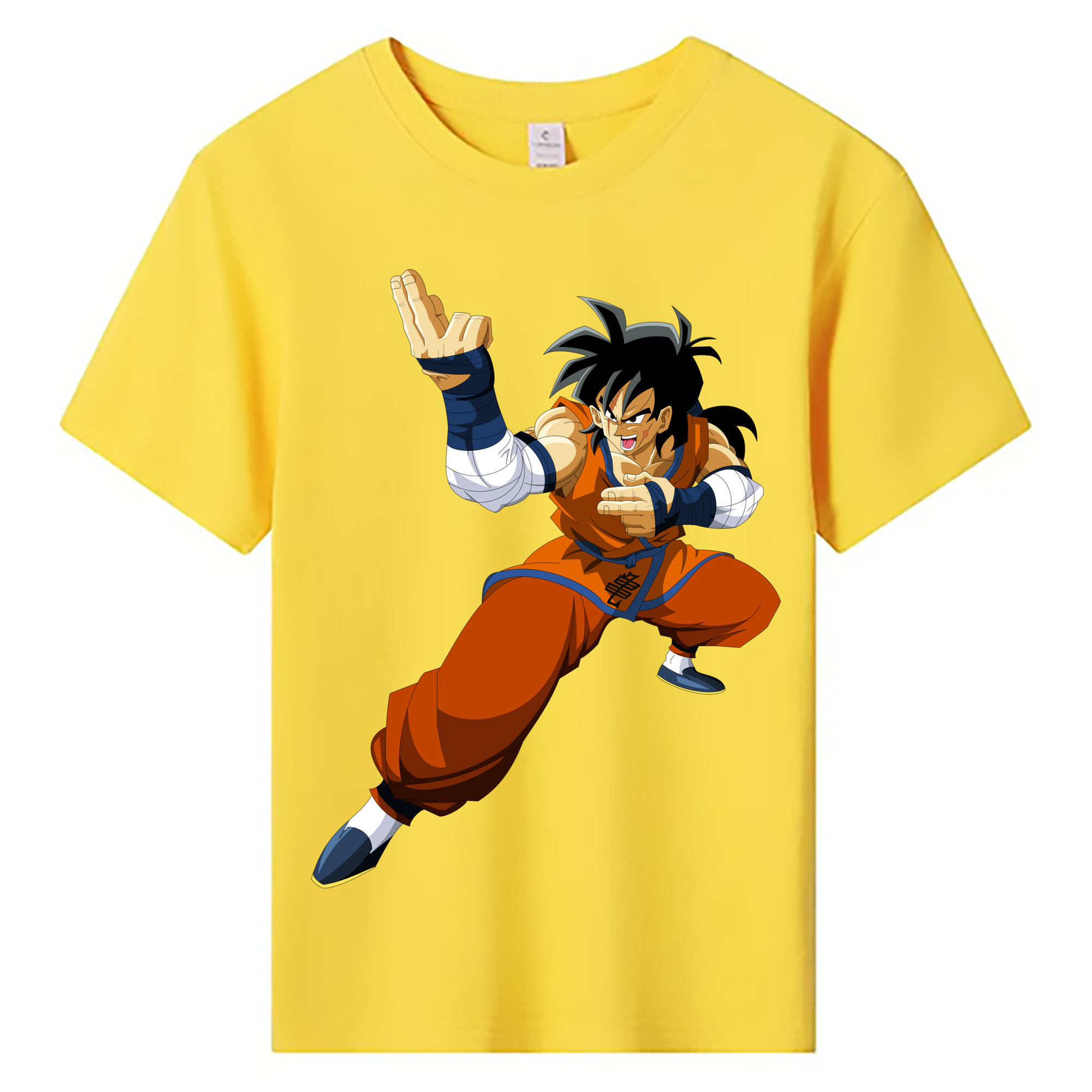 （画像用） ドラゴンボール ヤムチャ DRAGON BALL Yamcha 綿100％キッズTシャツ（フロントプリント）