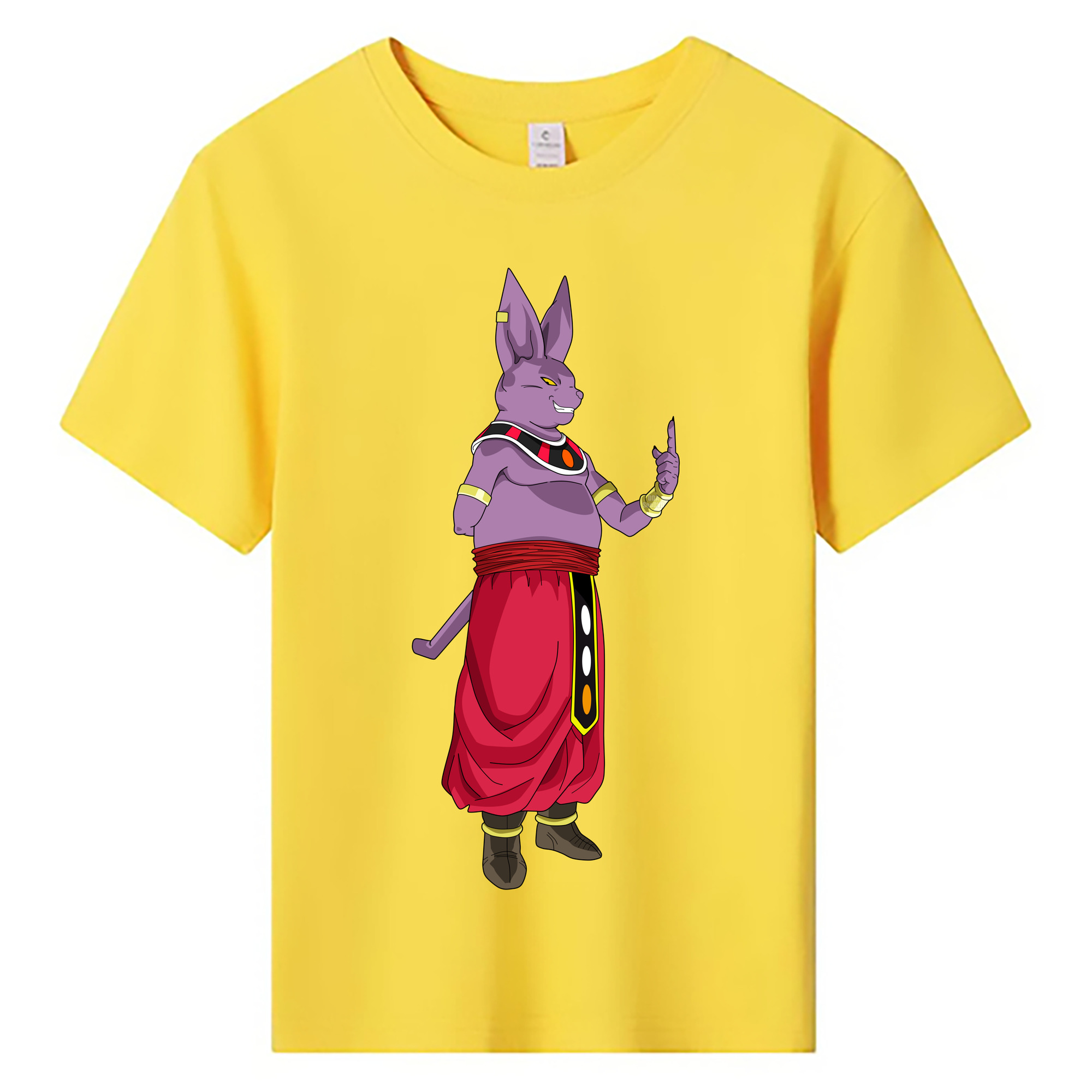 （画像用） ドラゴンボール シャンパ DRAGON BALL Champa 綿100％キッズTシャツ（フロントプリント）