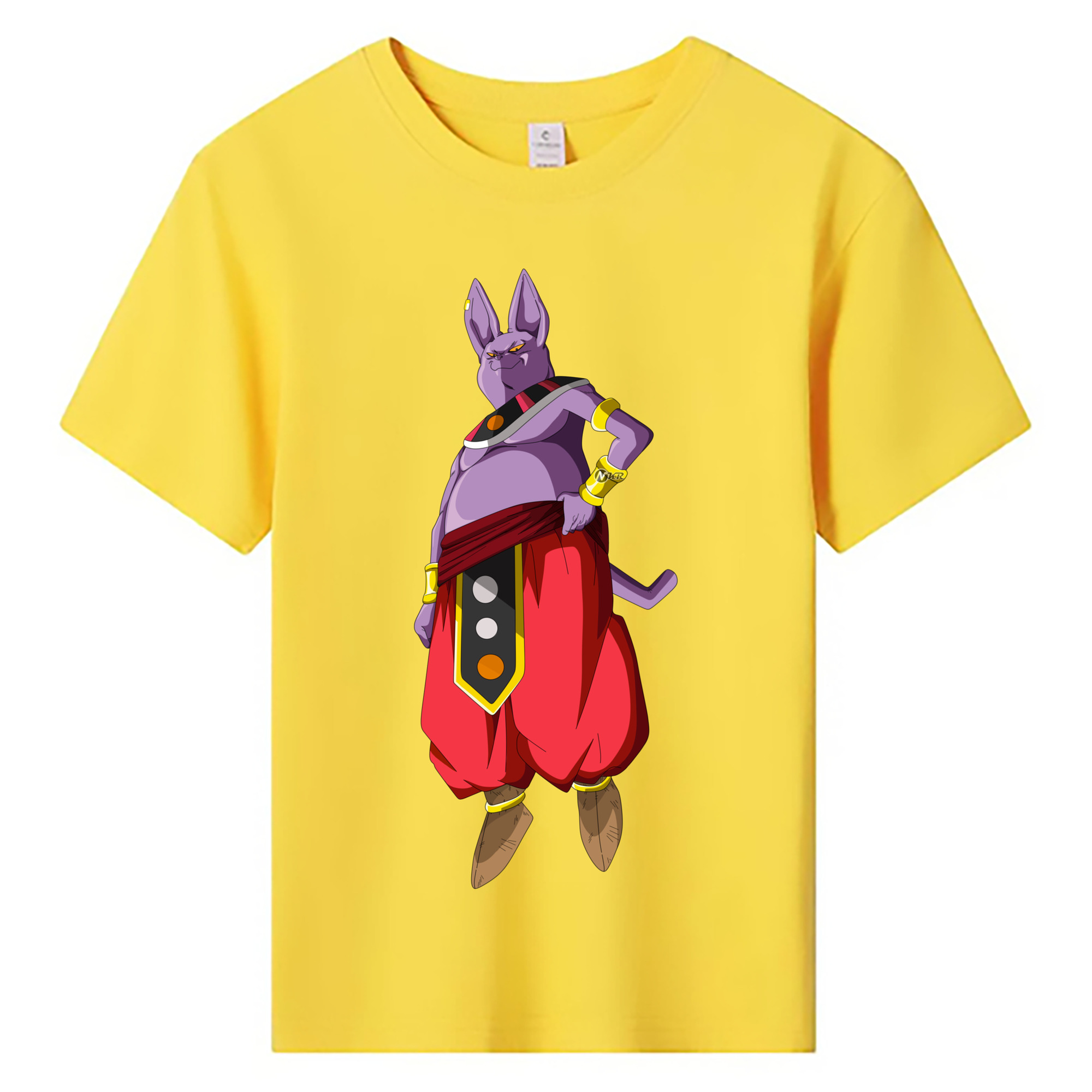 （画像用） ドラゴンボール シャンパ DRAGON BALL Champa 綿100％キッズTシャツ（フロントプリント）