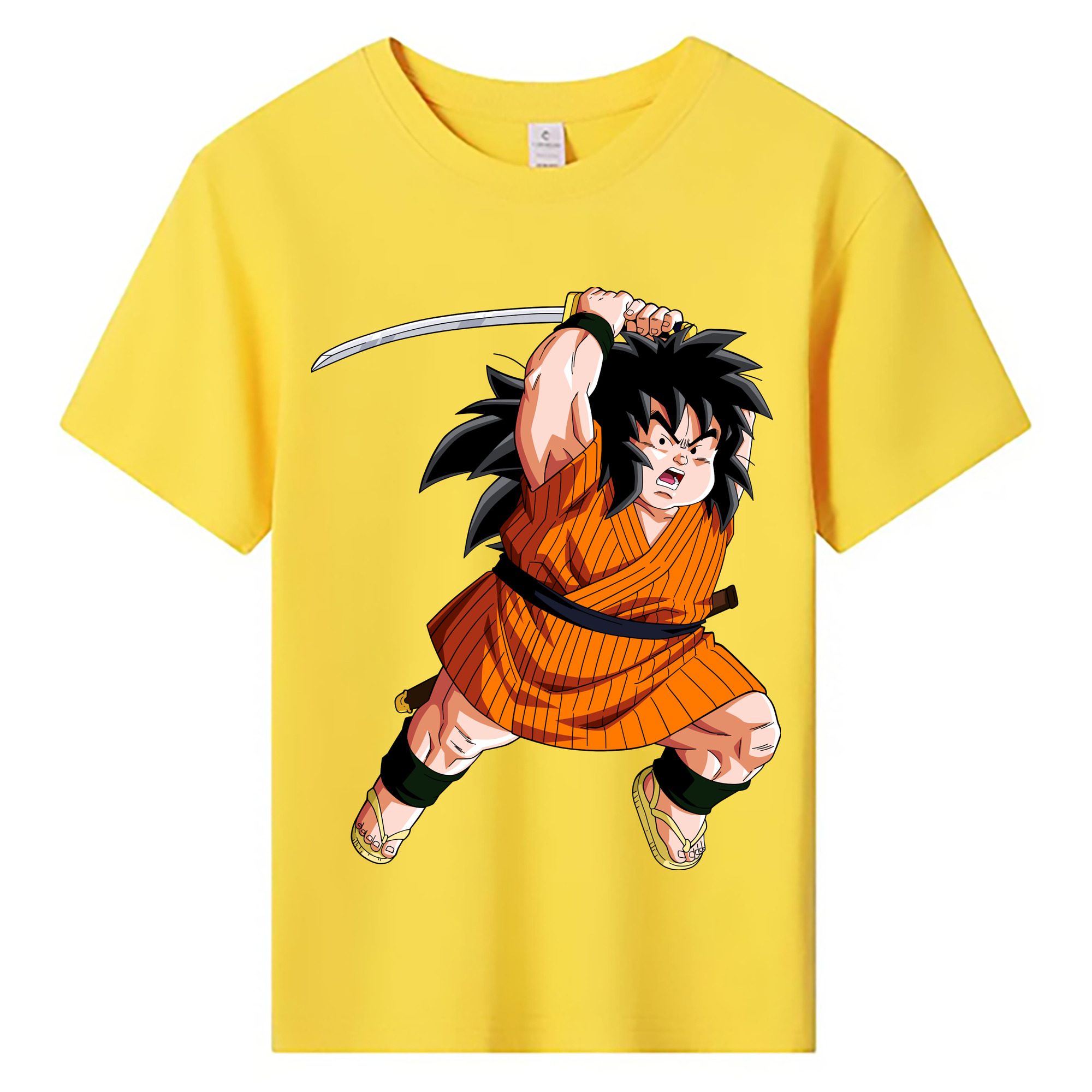 （画像用） ドラゴンボール やじろべえ DRAGON BALL Yajirobe 綿100％キッズTシャツ（フロントプリント）