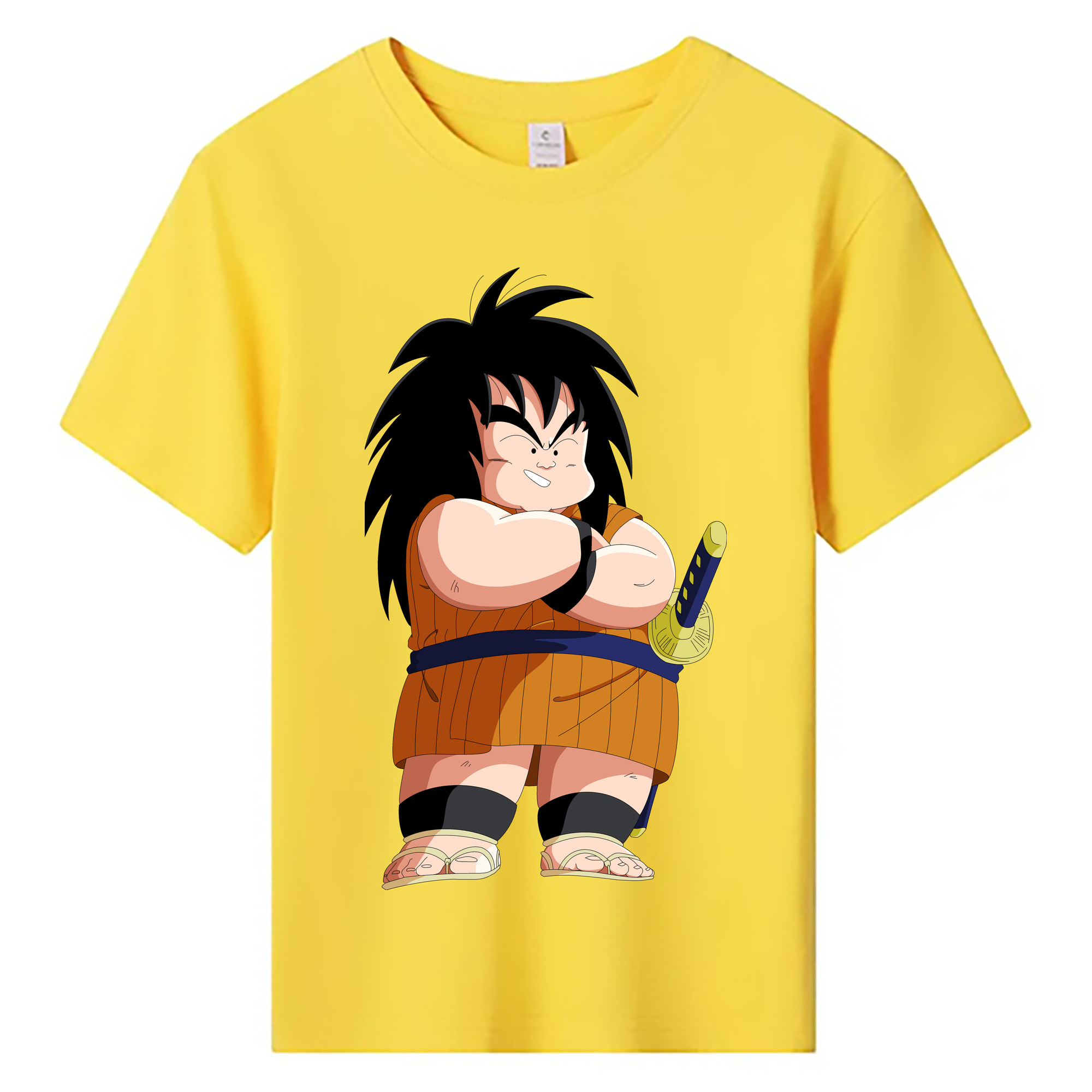 （画像用） ドラゴンボール やじろべえ DRAGON BALL Yajirobe 綿100％キッズTシャツ（フロントプリント）