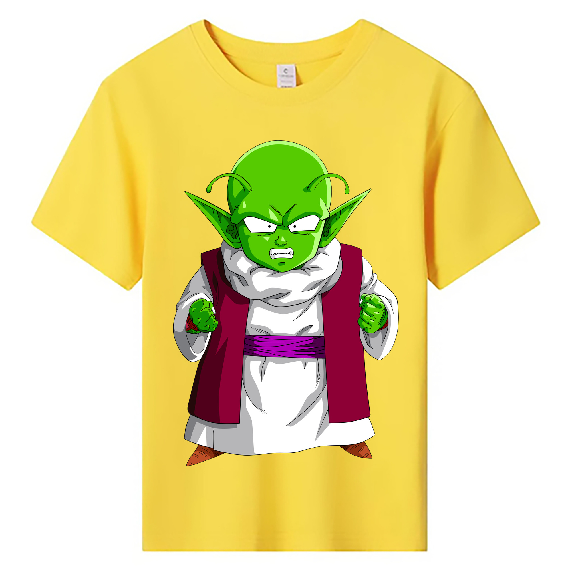 （画像用） ドラゴンボール ピッコロ DRAGON BALL Piccolo 綿100％キッズTシャツ（フロントプリント）