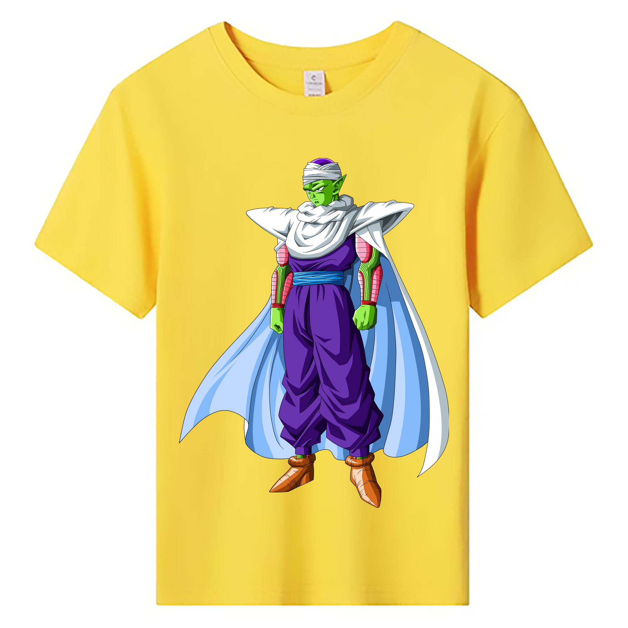 （画像用） ドラゴンボール ピッコロ DRAGON BALL Piccolo 綿100％キッズTシャツ（フロントプリント）