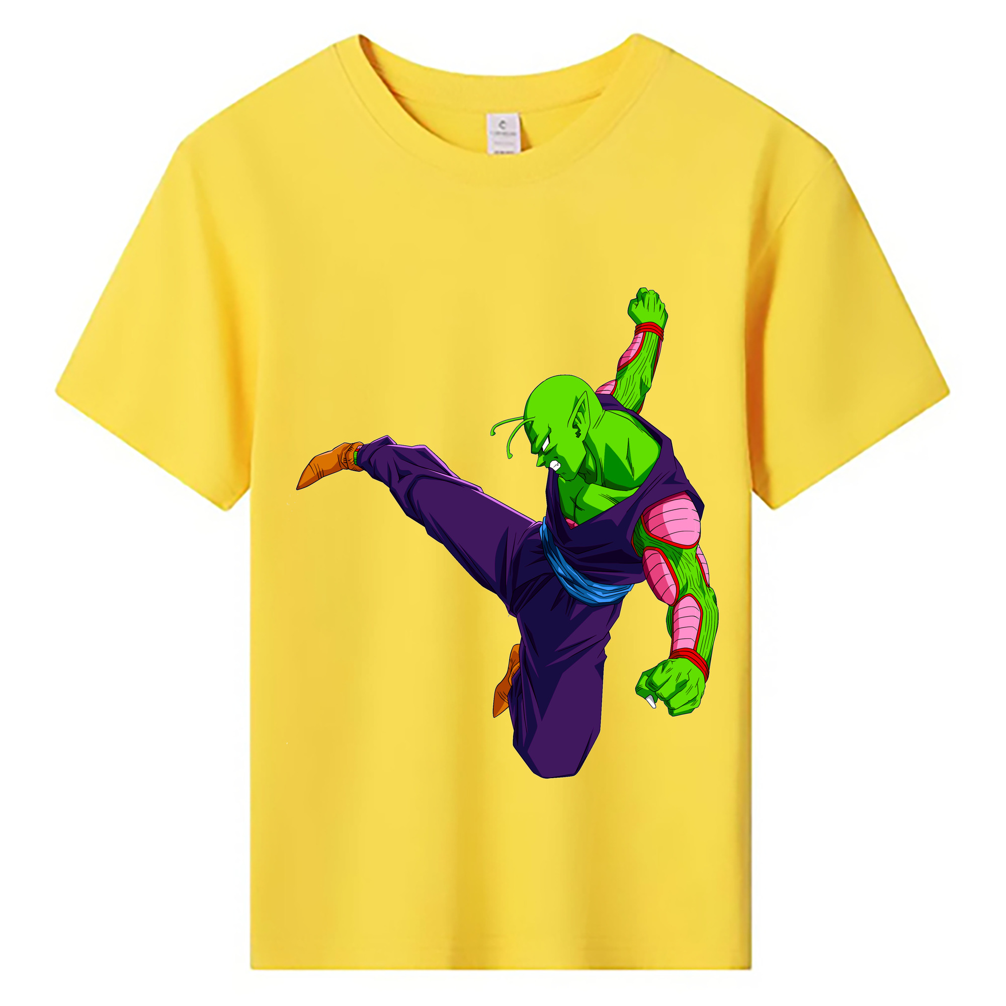 （画像用） ドラゴンボール ピッコロ DRAGON BALL Piccolo 綿100％キッズTシャツ（フロントプリント）