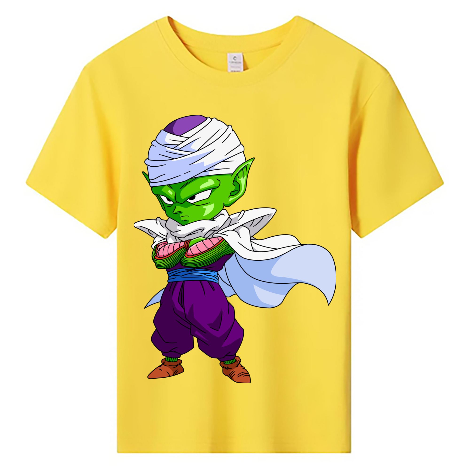 （画像用） ドラゴンボール ピッコロ DRAGON BALL Piccolo 綿100％キッズTシャツ（フロントプリント）